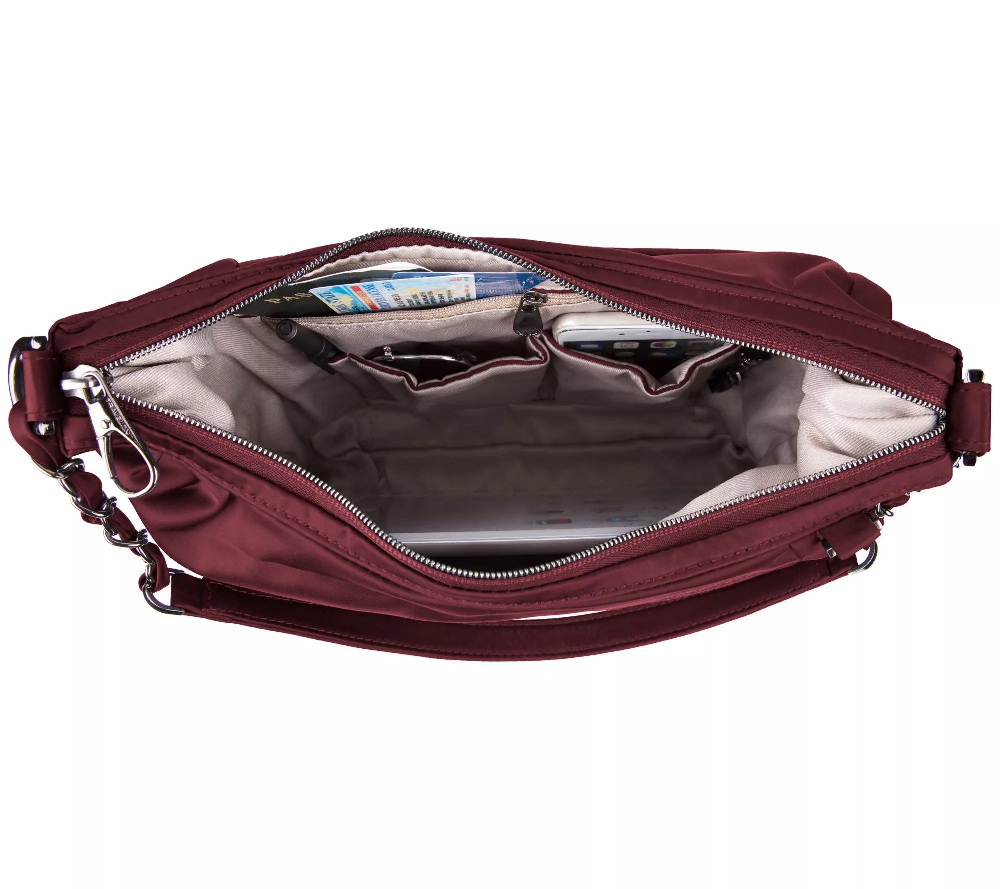 Travelon Parkview AntiTheft Hobo Crossbody