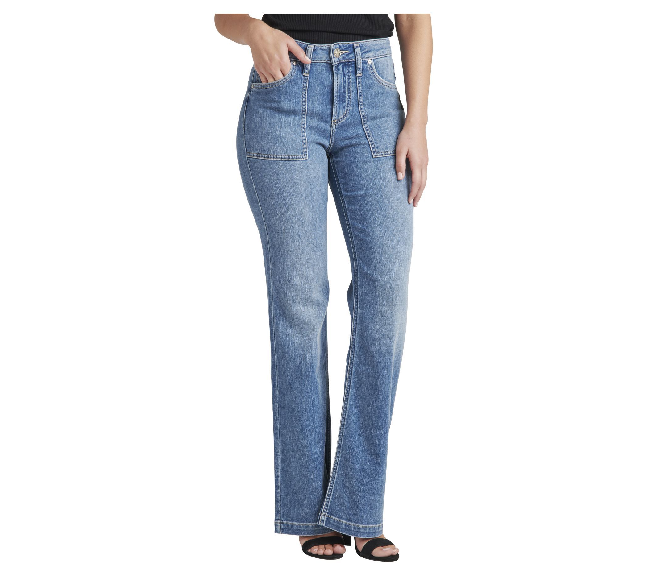 Silver Jeans Co. Avery High Rise Trouser Leg JeansSAP213