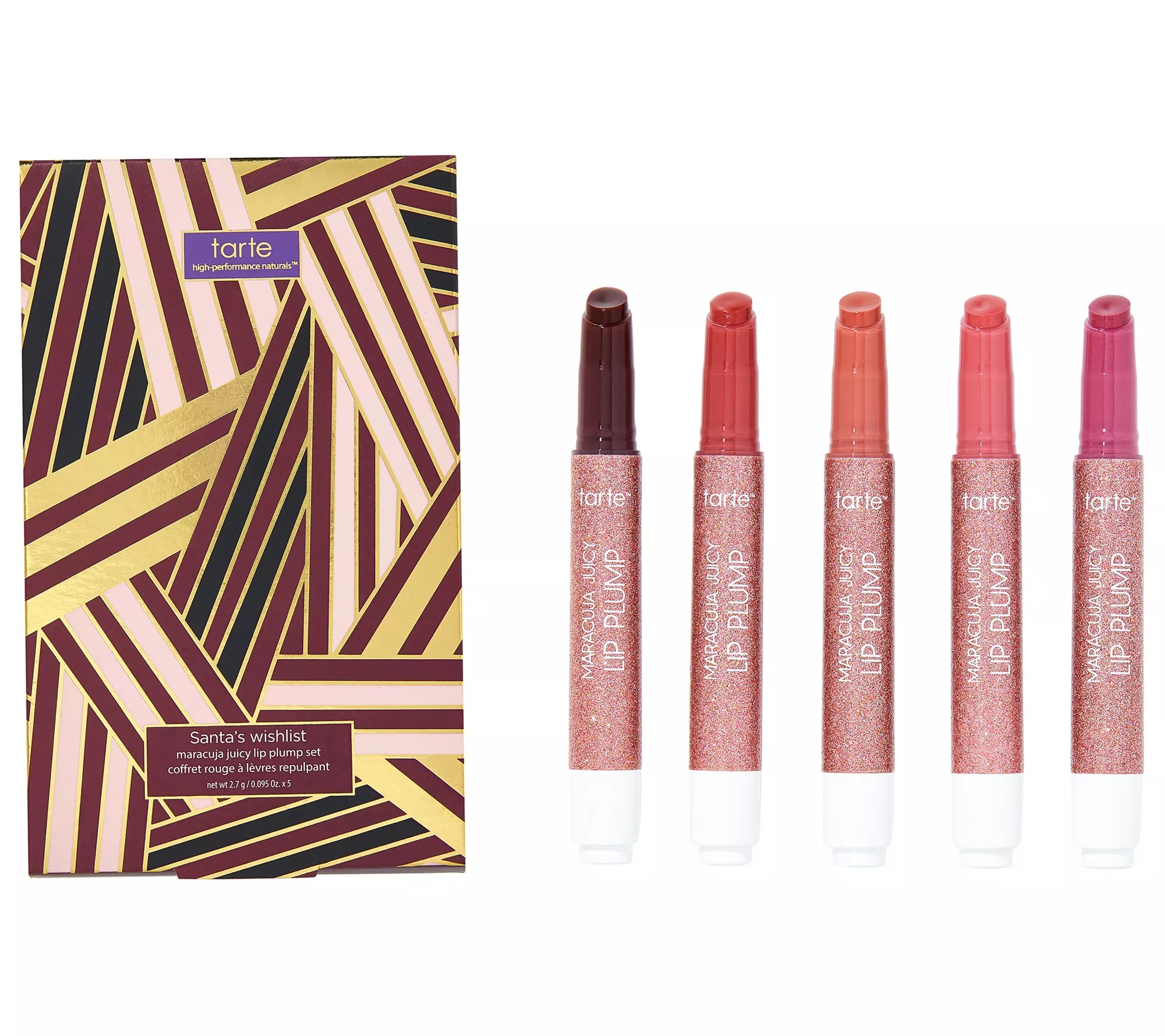 tarte Holiday Edition Maracuja Juicy Lip Plump 5Piece Set