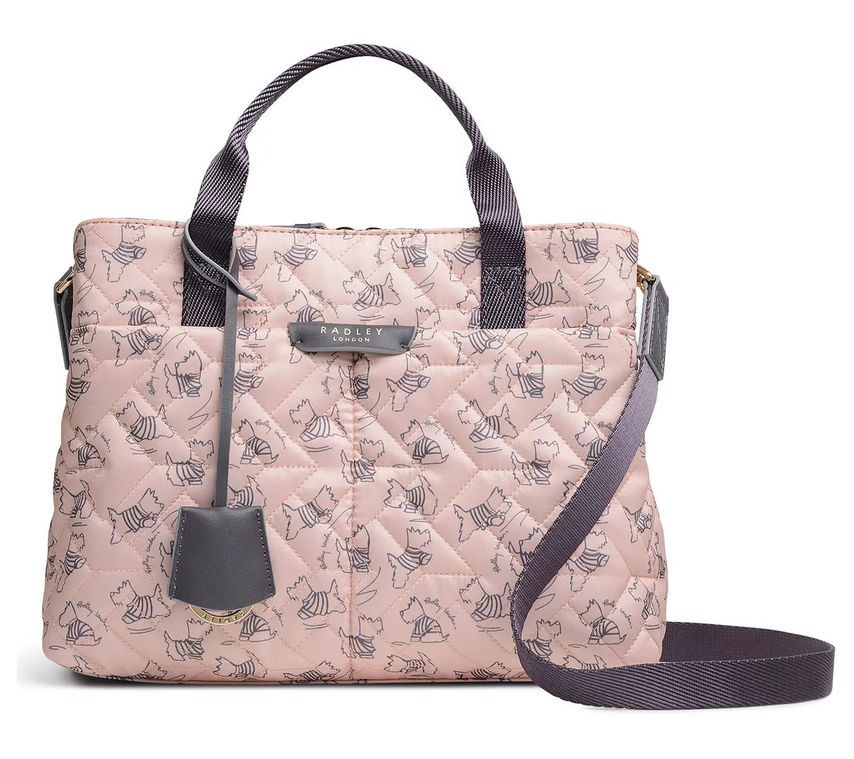 RADLEY London Maple Cross Quilt Medium Zip Top Satchel