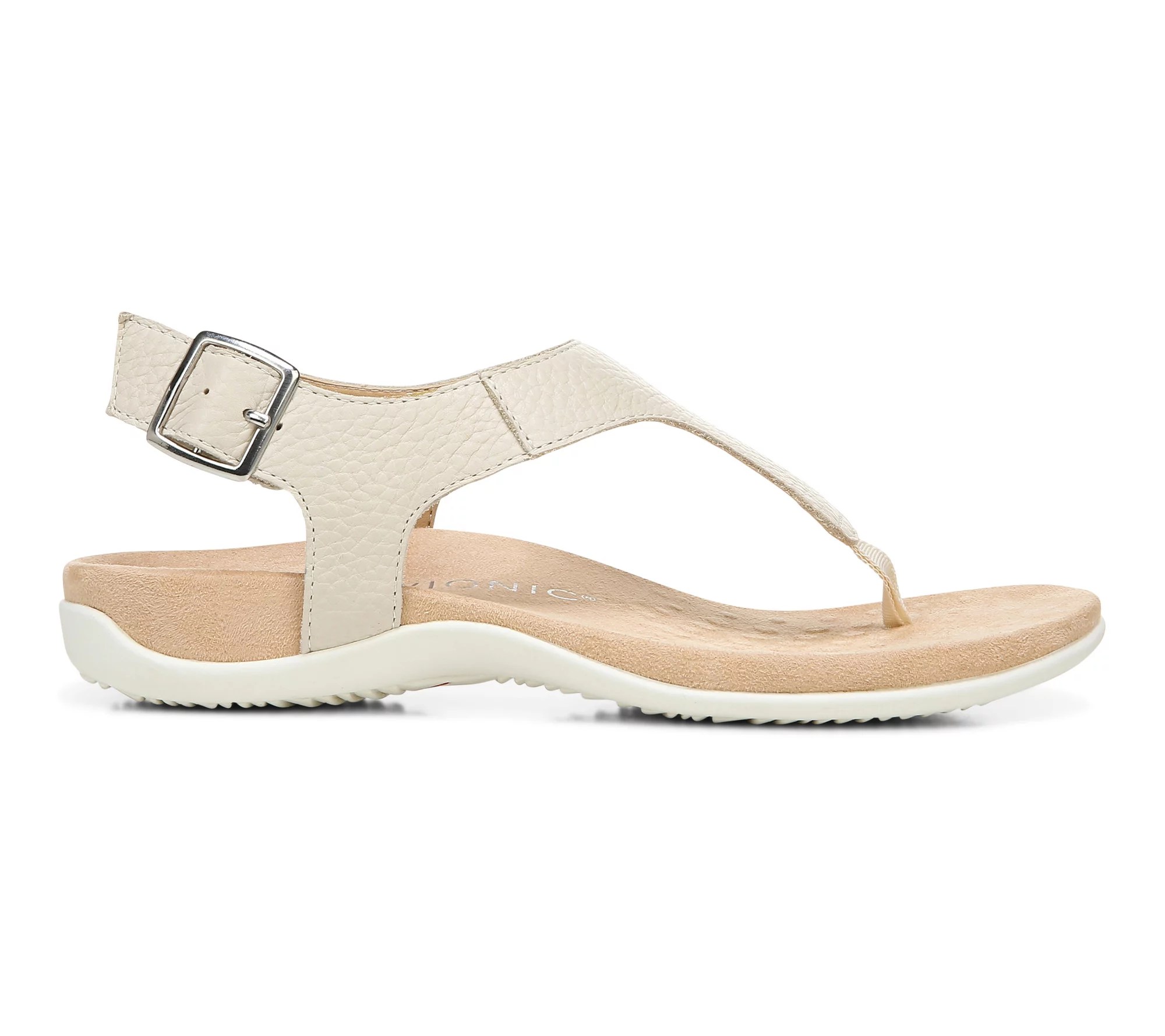 Vionic Leather TStrap Sandals Terra
