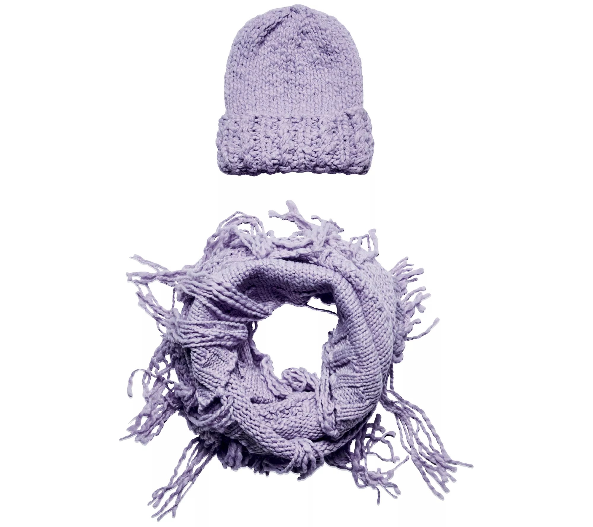 San Diego Hat Co. Chunky Knit Beanie & InfinityScarf Set