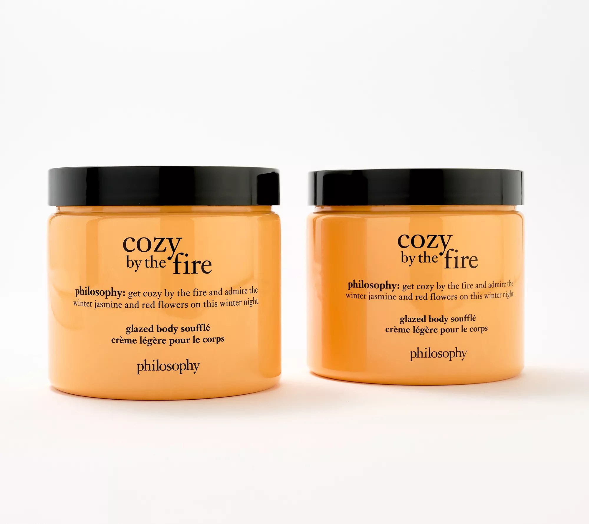 philosophy supersize warm & cozy body souffle 16oz duo