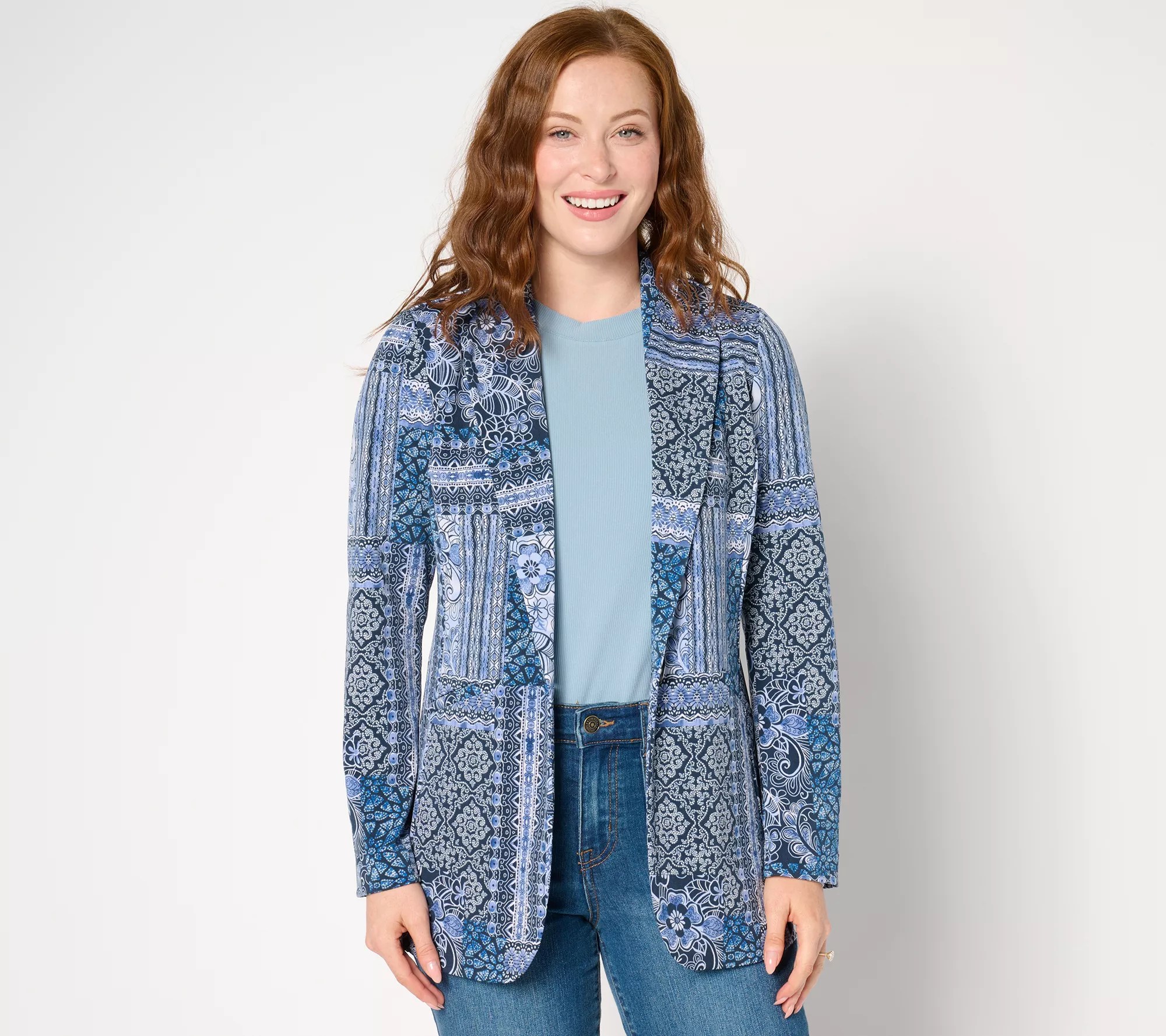 Susan Graver LK Fusion Blazer in Solids or Prints