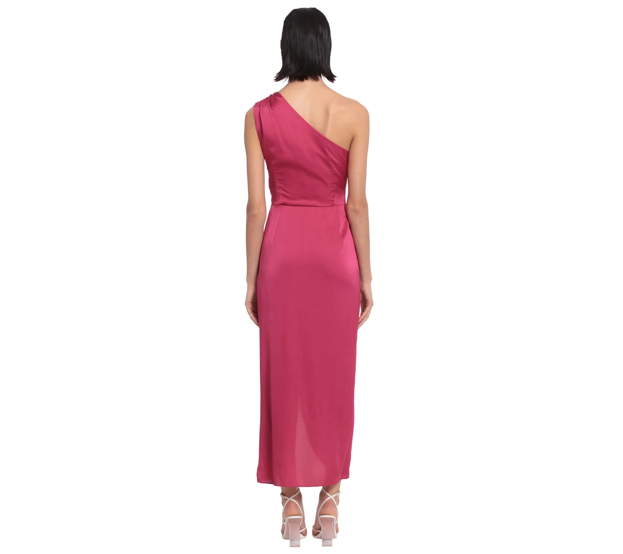 Donna One Shoulder Midi Dress