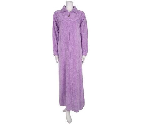 Stan Herman Zip Front Signature Chenille Robe