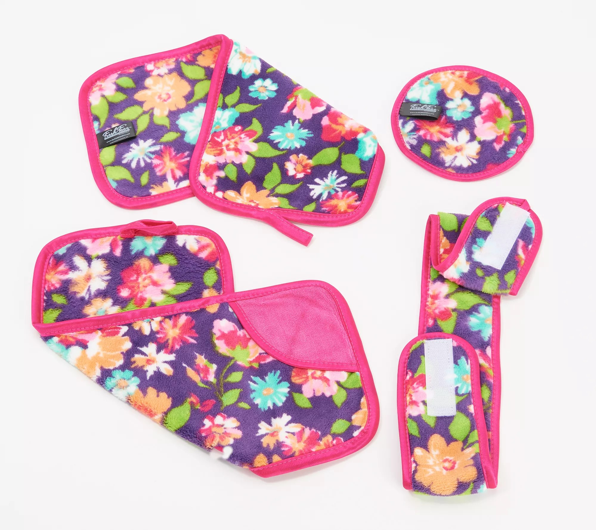 Campanelli Makeup Remover Towel & Headband 8pc Kit