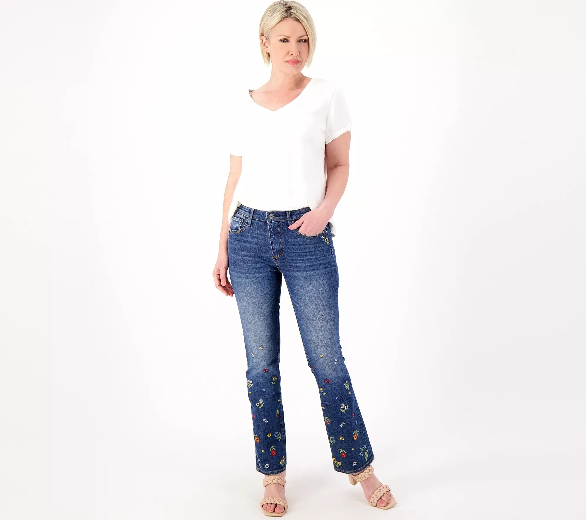 Driftwood Jeans Kelly Bootcut Embroidered Jean Tweedle Dee