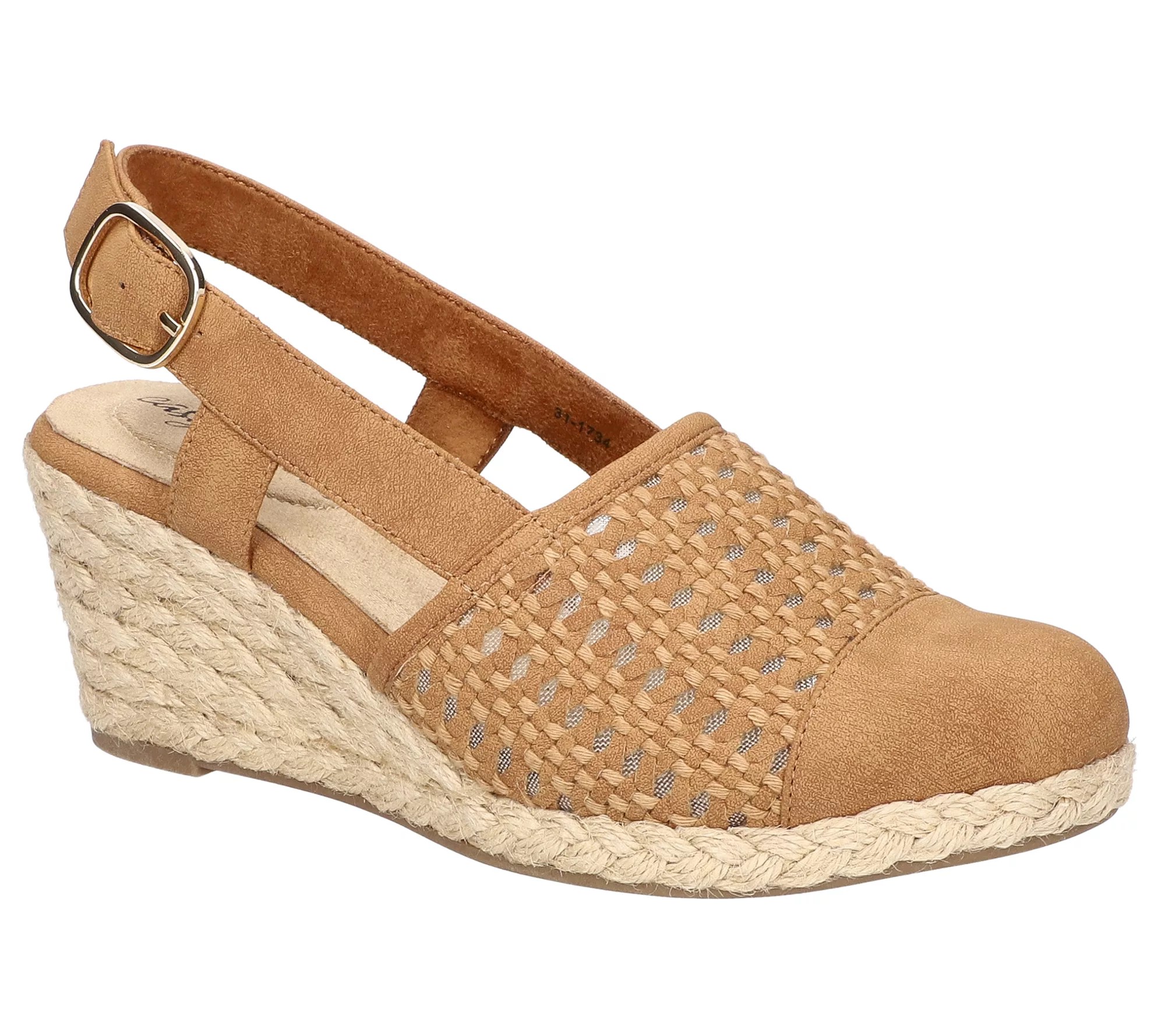 Easy Street Espadrille Wedges Taffy