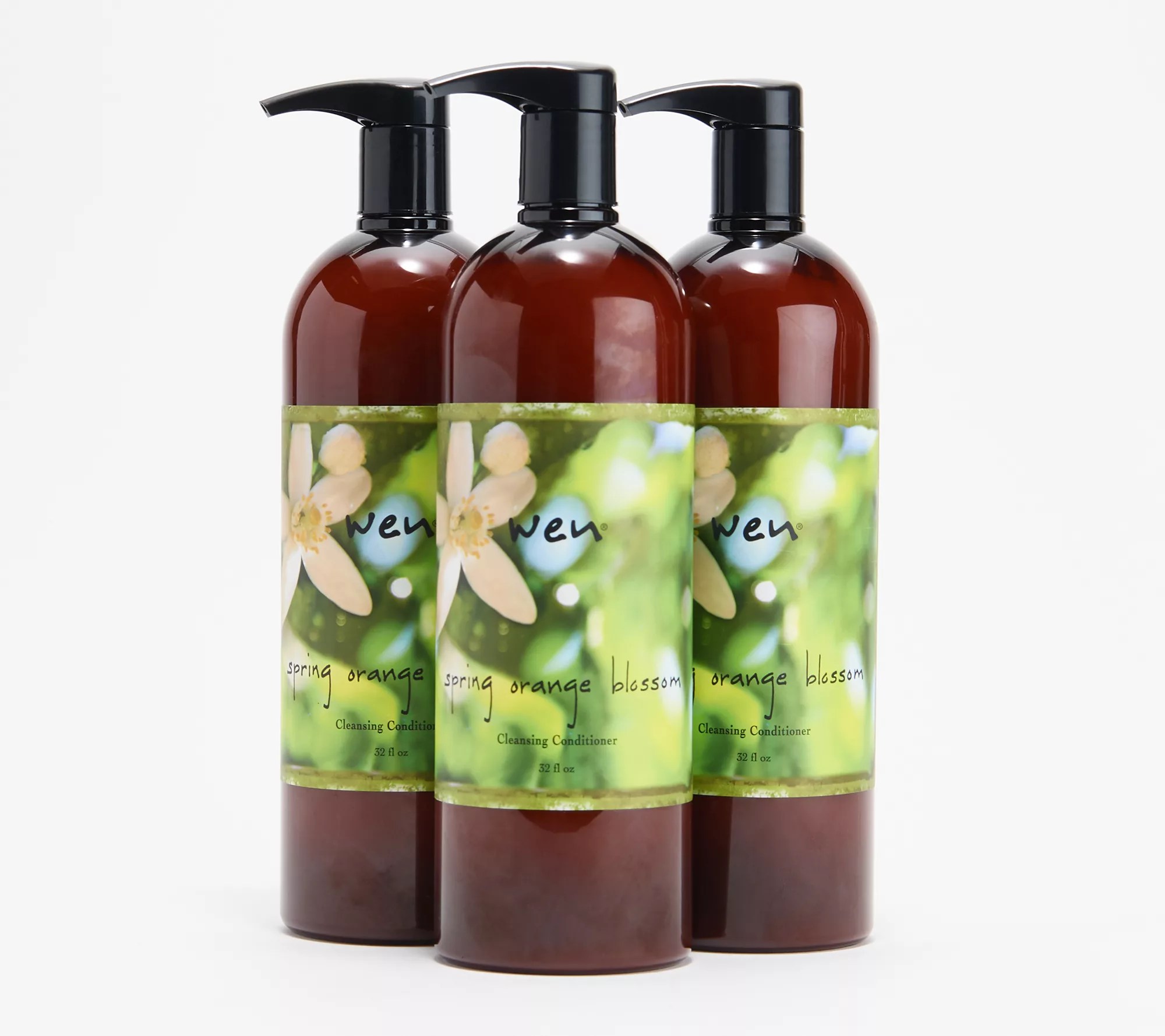 (QVC) QVC2 WEN by Chaz Dean Set of (3) 32oz Cleansing Conditioner