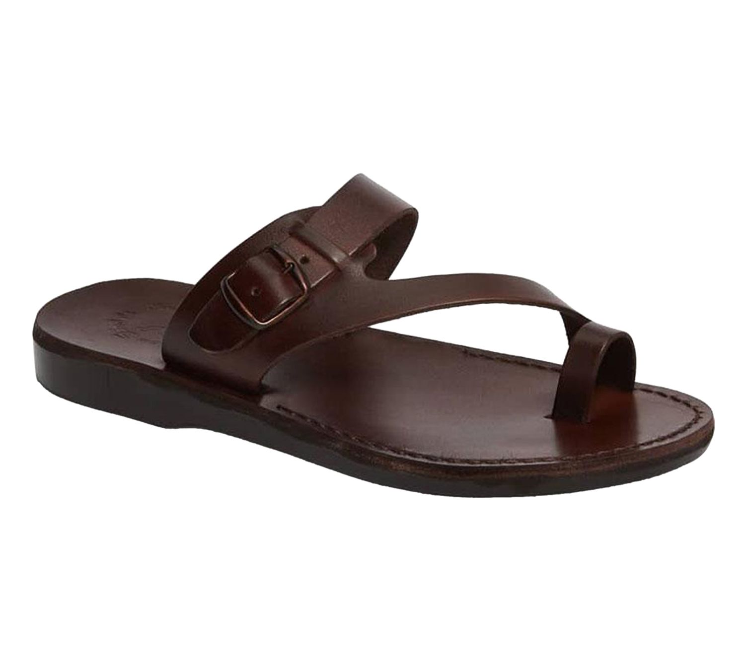 Jerusalem Sandals Men's Leather Slide Sandals Abner