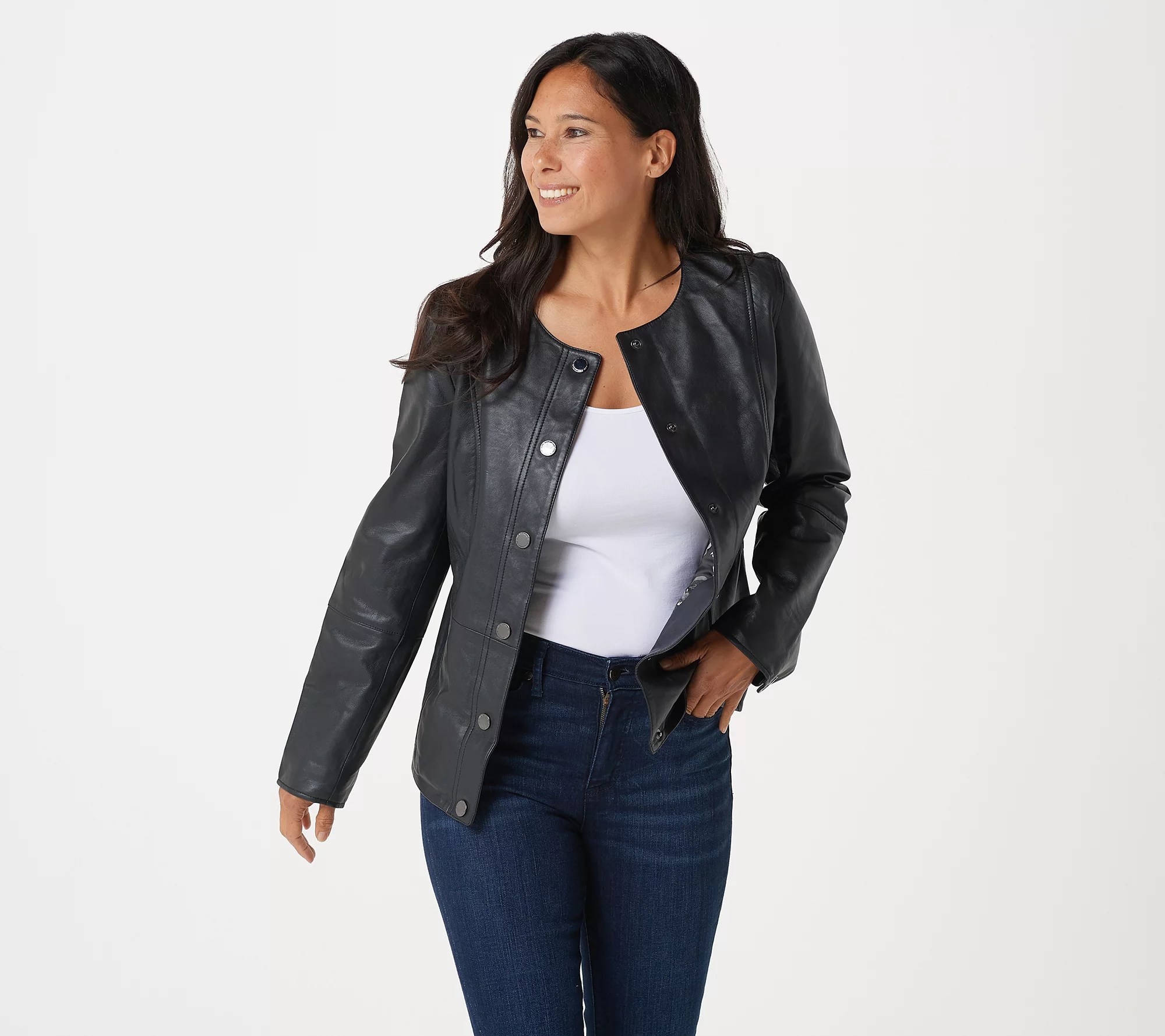 Qvc Leather Jackets On Clearance