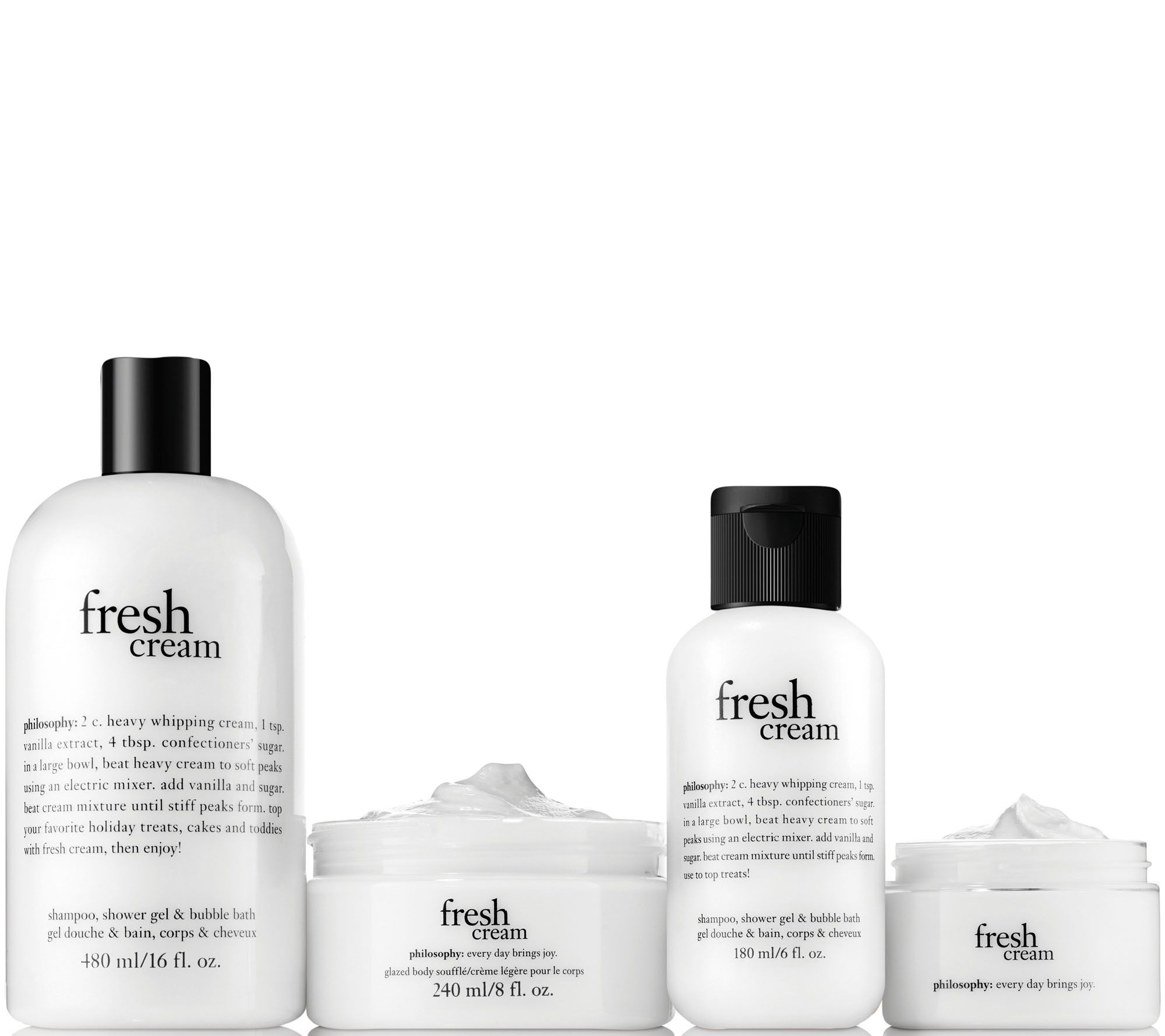 philosophy for me & you shower gel & glazed body souffle 4pc