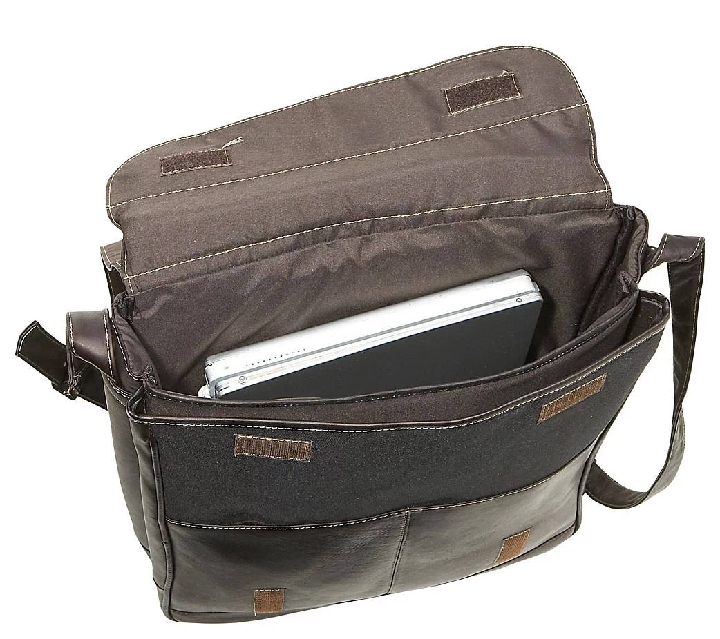 Le Donne Leather 17" Laptop Messenger Bag
