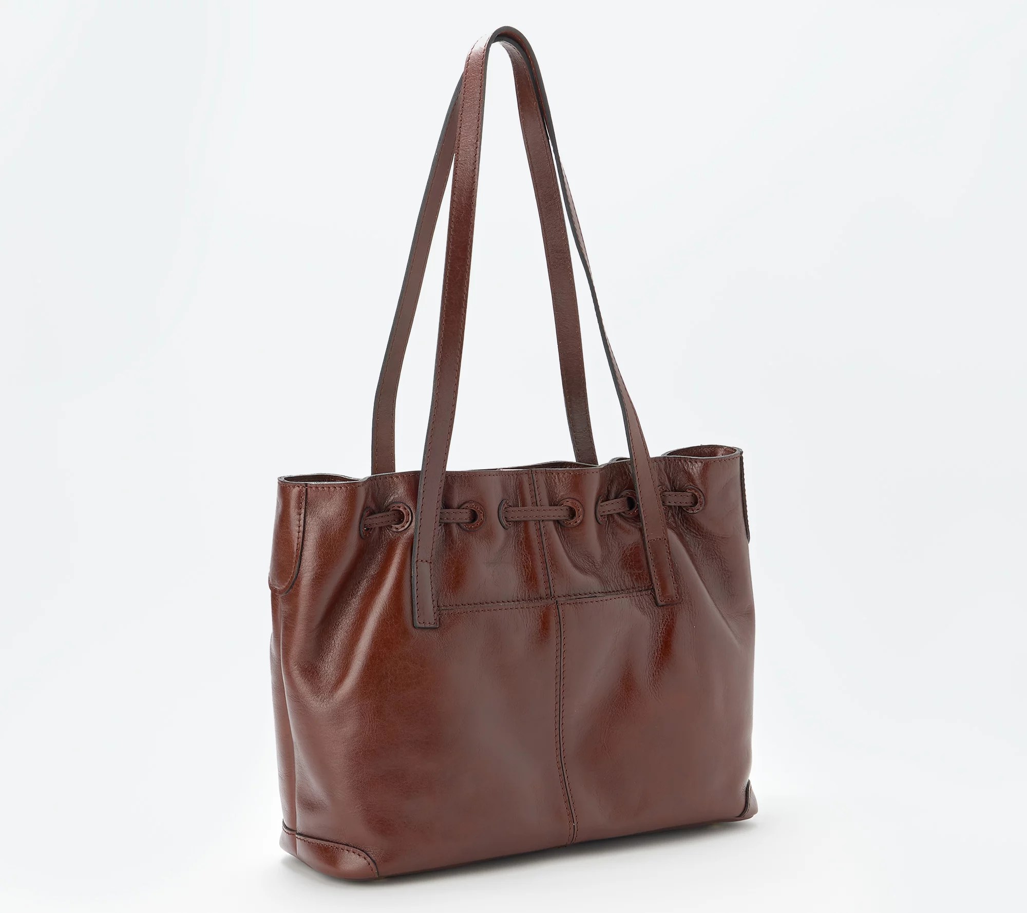 Patricia Nash Leather Drawstring Witney Tote