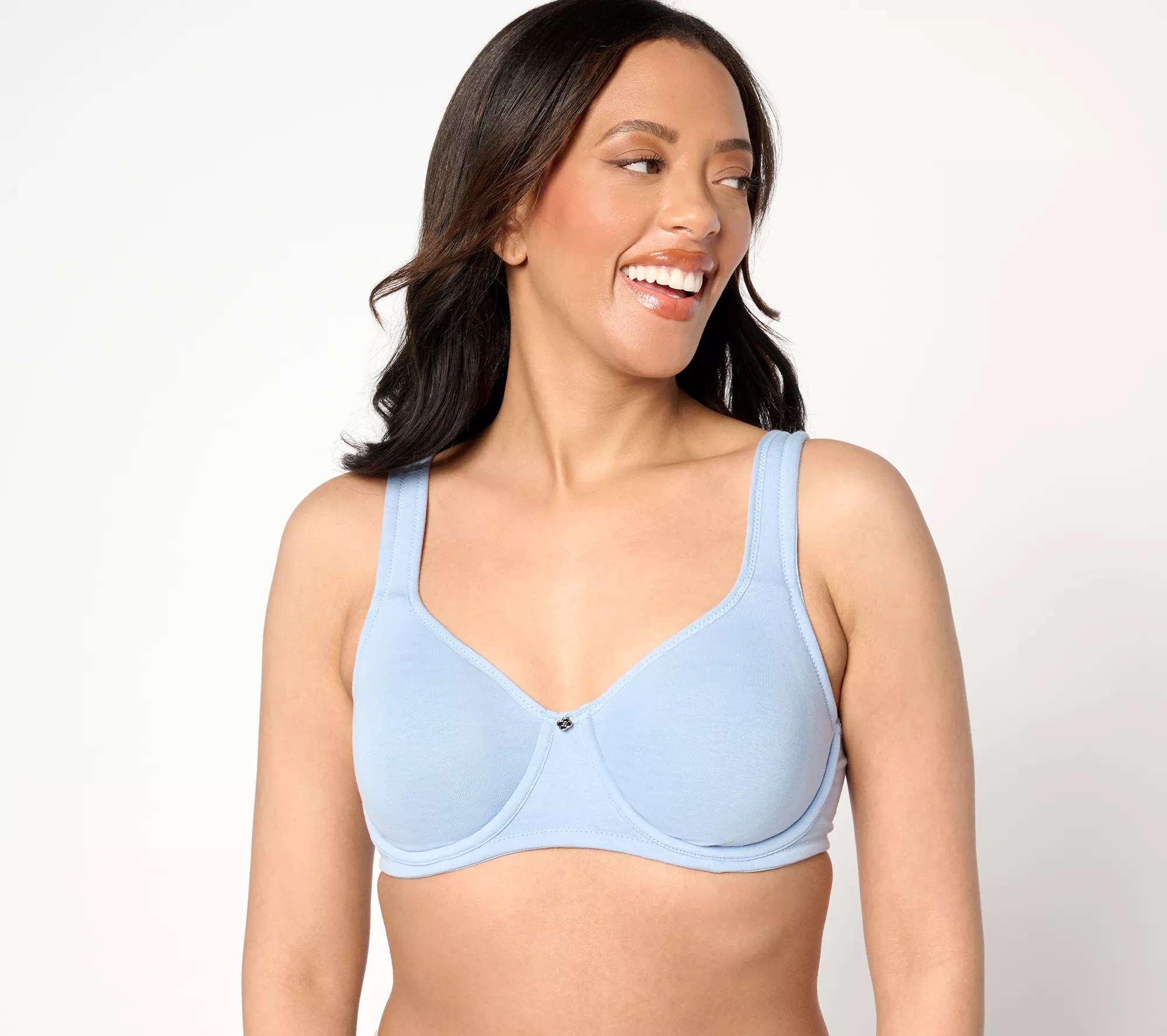 Breezies Cotton Stretch Full Support Unlined UW Bra