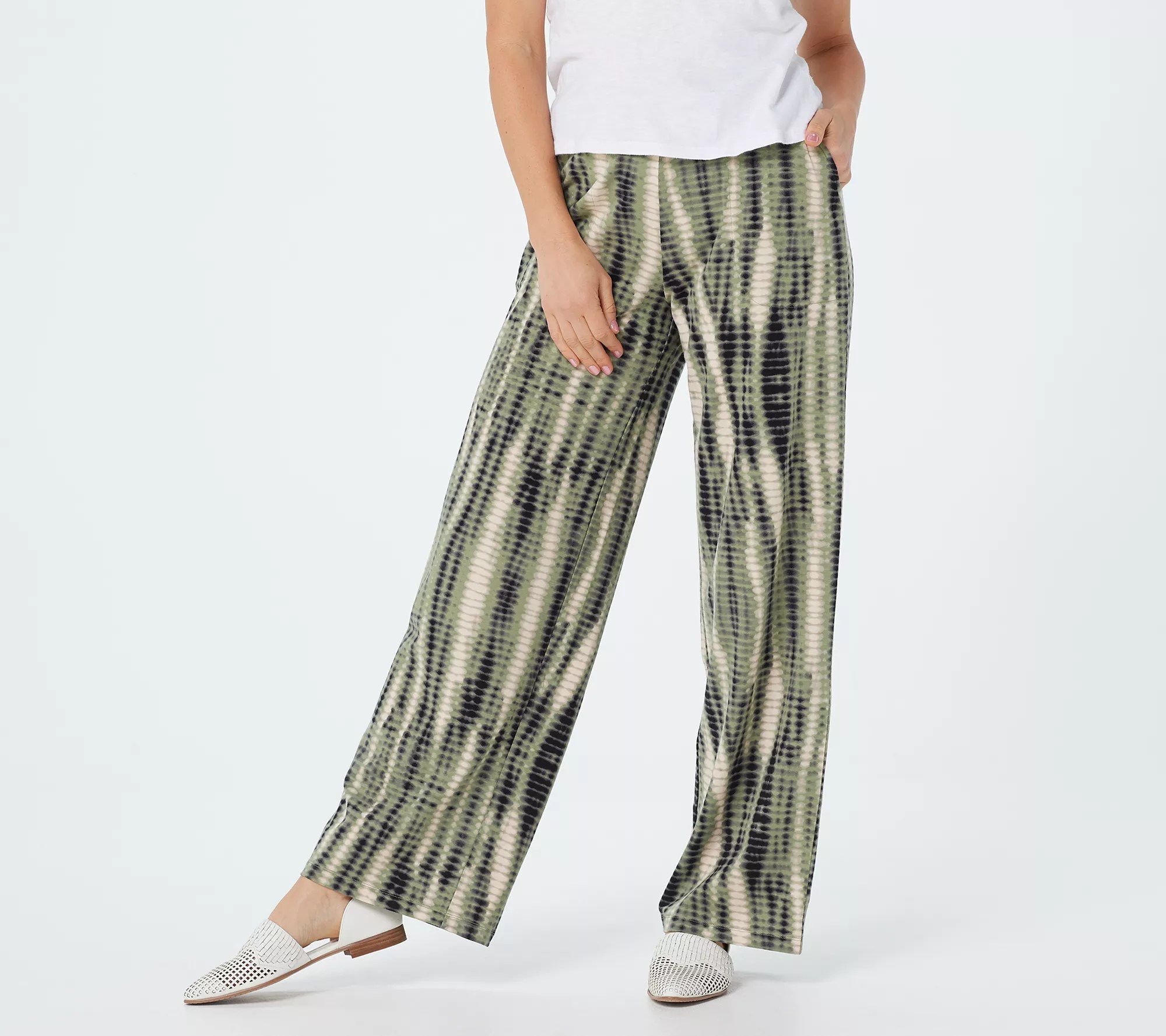 Denim & Co. Tall Beach PullOn WideLeg Pants
