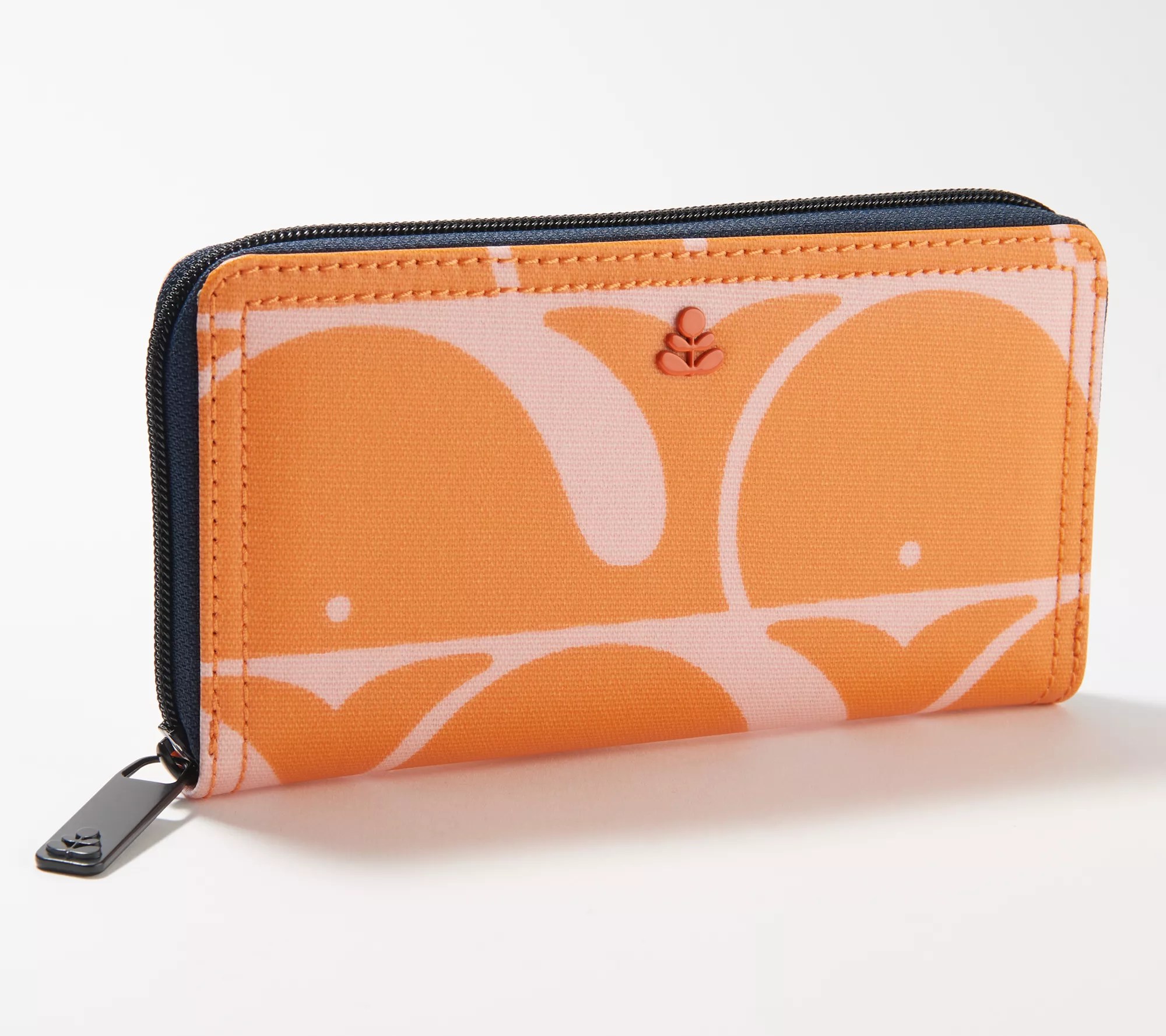 Orla Kiely Coated Canvas Zip Around Wallet Me Not
