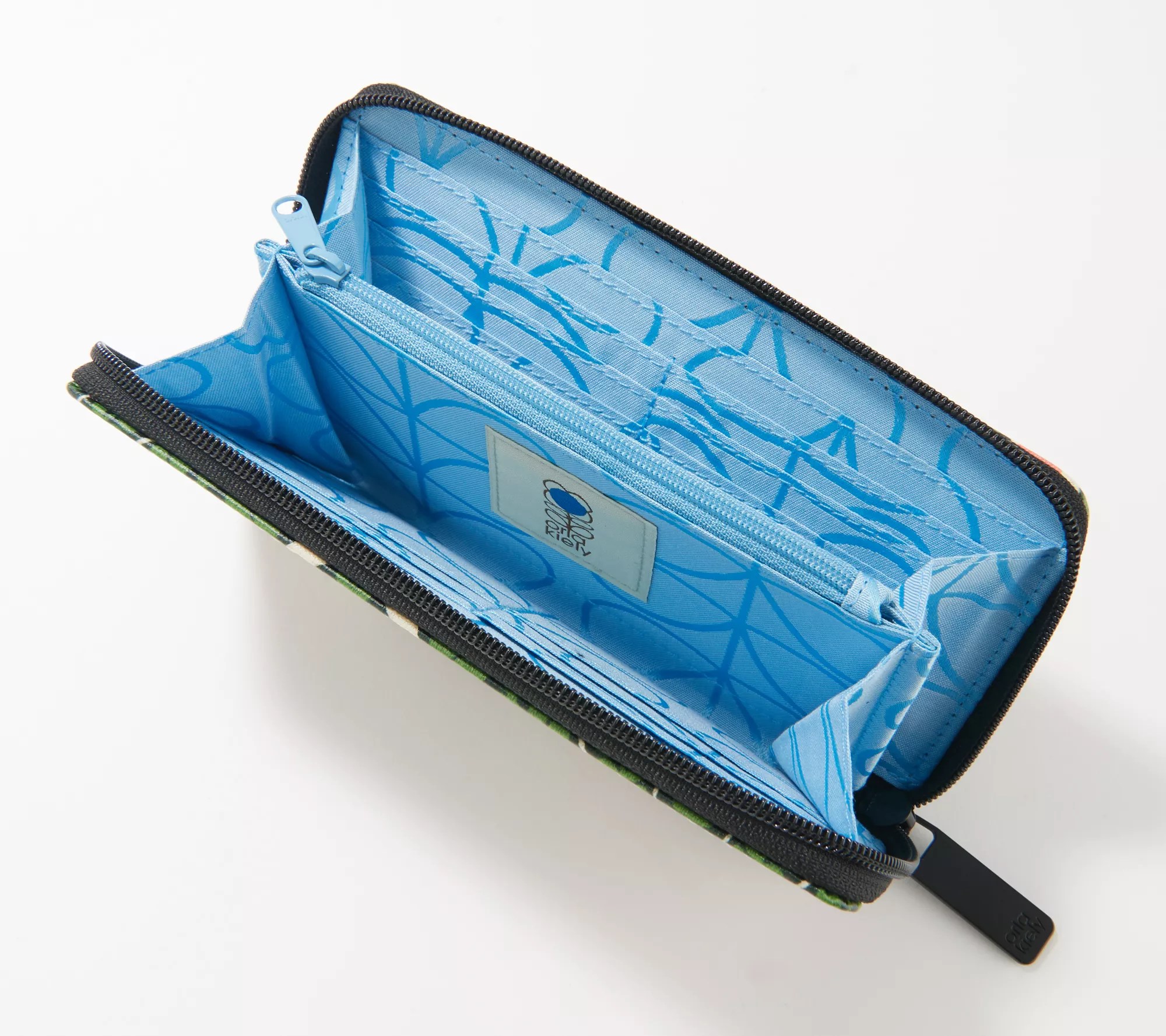 Orla Kiely Coated Canvas Zip Around Wallet Me Not