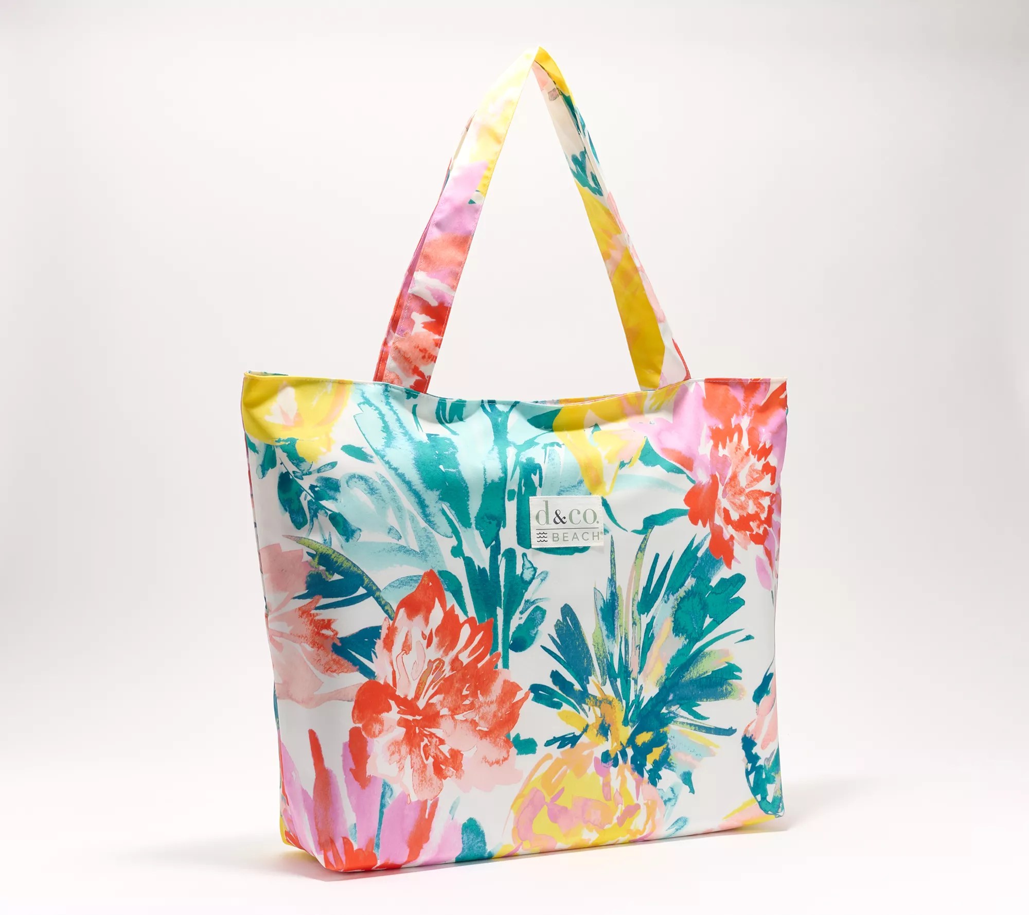 Denim & Co. Beach Quick Dry Beach Bag Tote