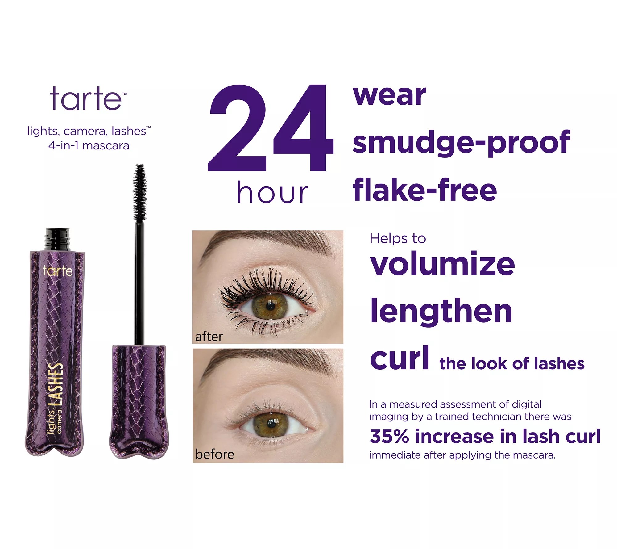 Tarte Cosmetics Lights Camera Lashes Mascara Review Shelly Lighting