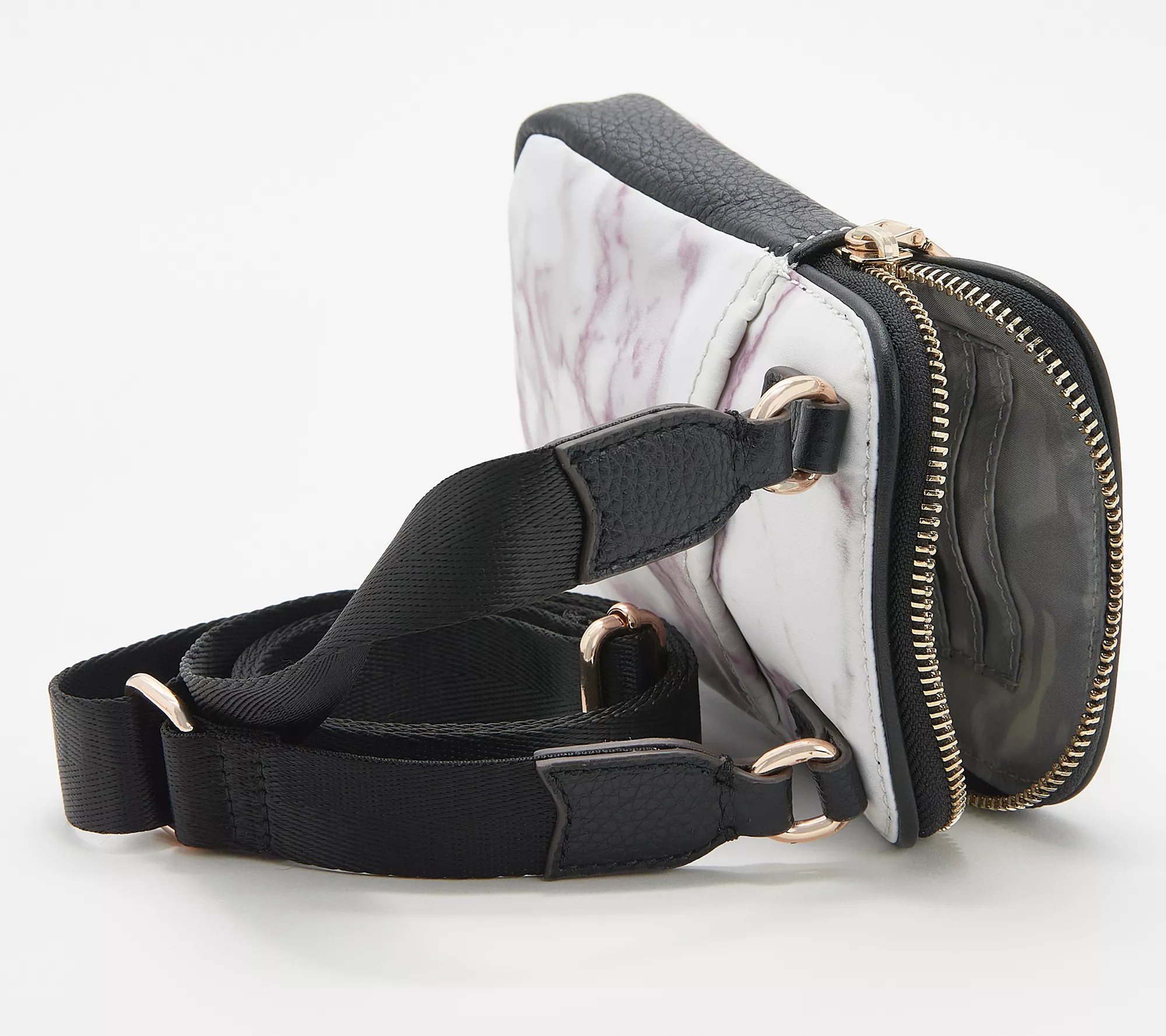 "As Is" Aimee Kestenberg Nylon Stadium Crossbody Bag Just Saying