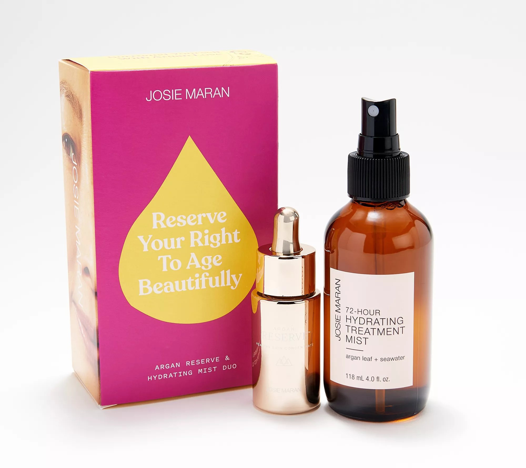 Josie Maran Argan Reserve Concentrate & 72 Hr Treatment Mist Kit