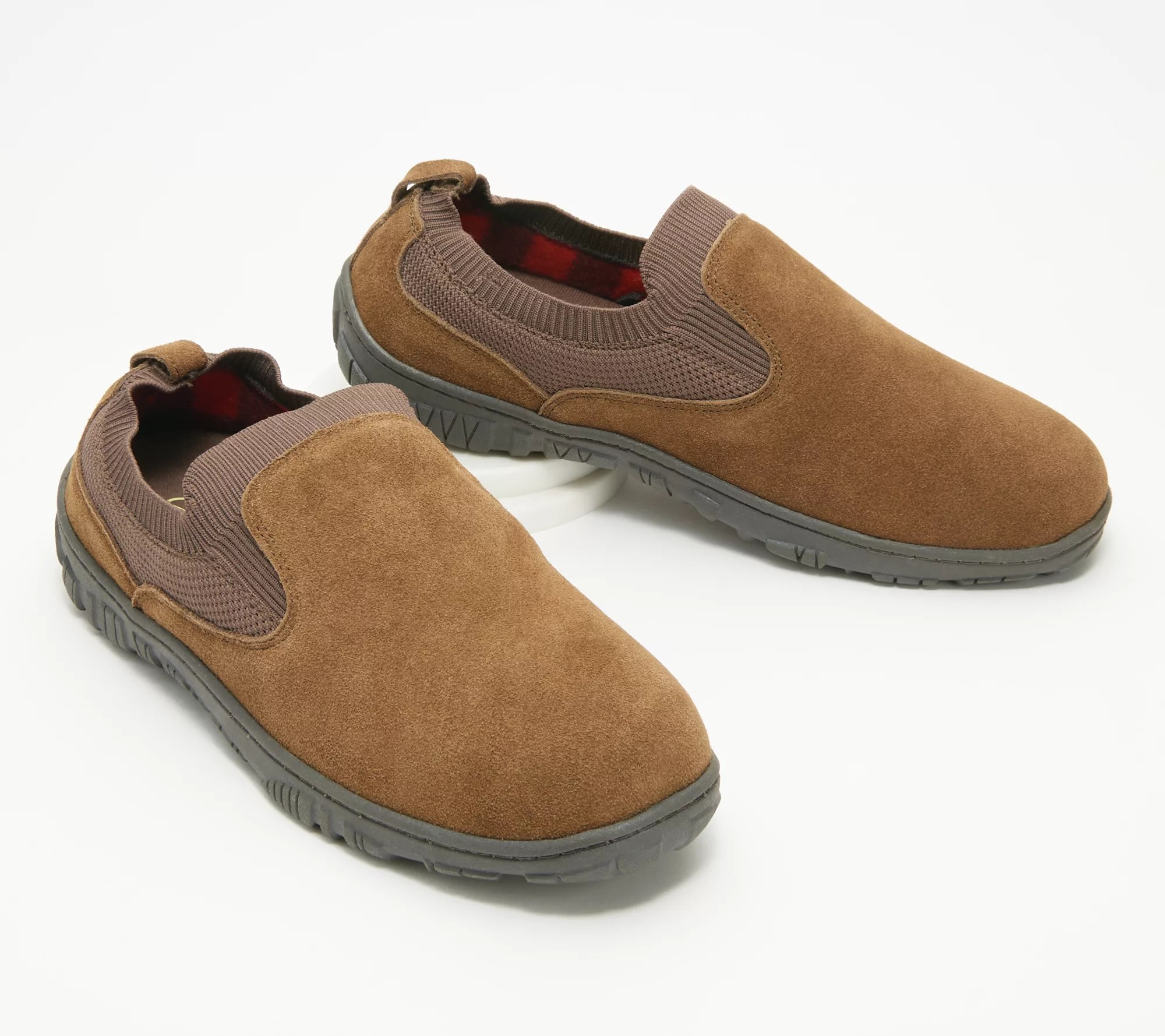 Clarks Men's Suede FlannelLined Slippers