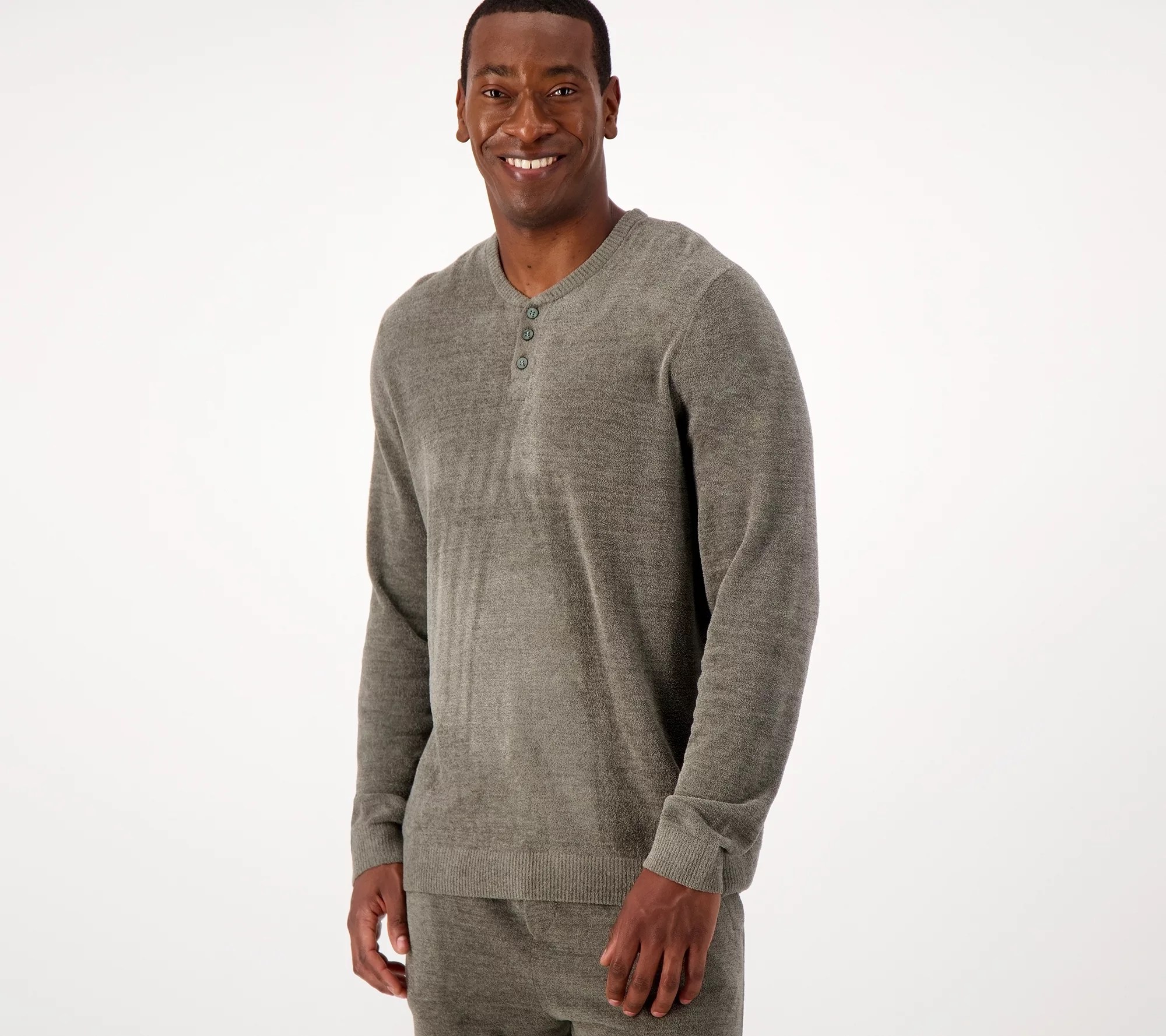 Barefoot Dreams Men's CozyChic Ultra Lite Henley Top