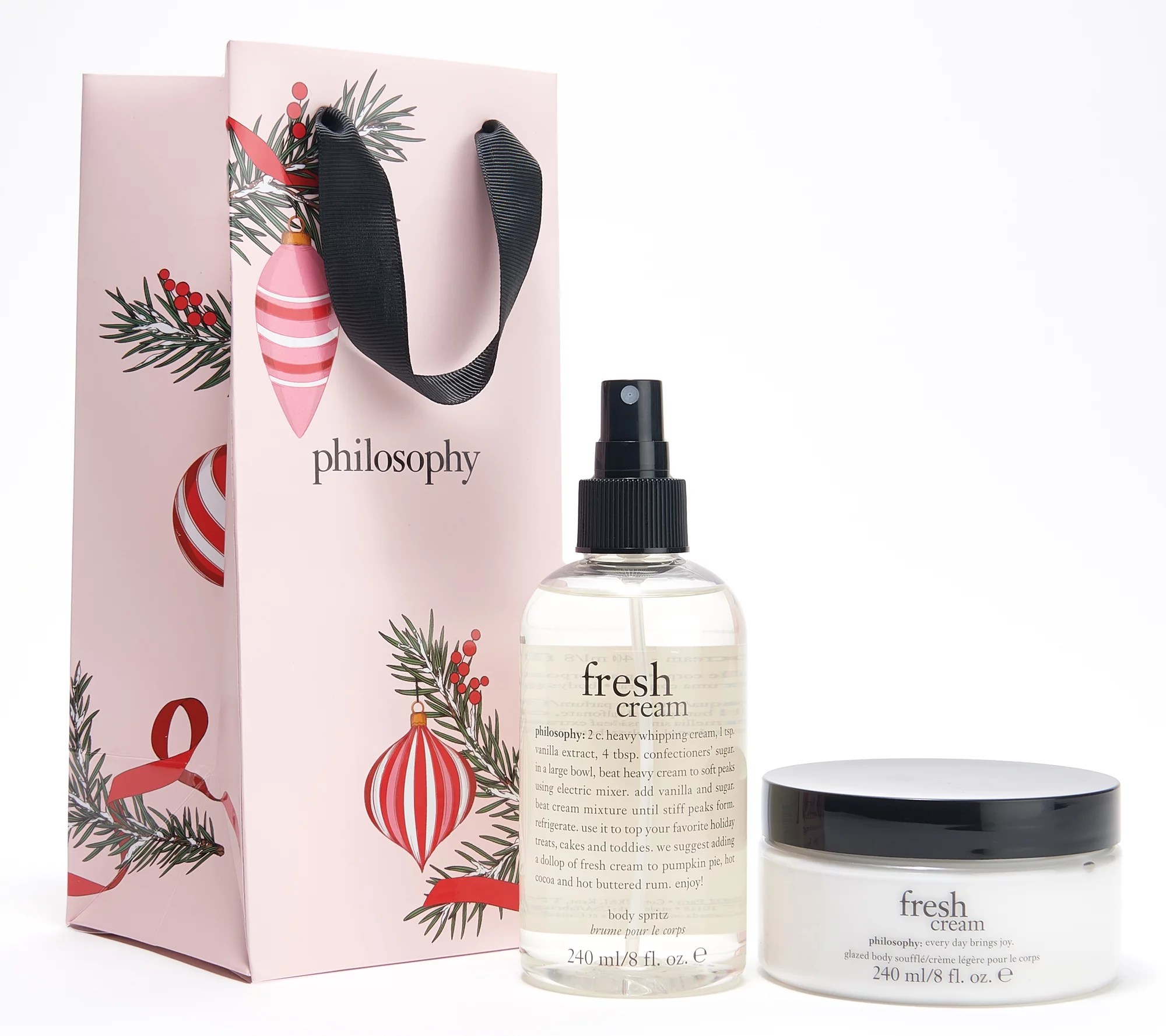 philosophy decadent body care souffle & spritz set