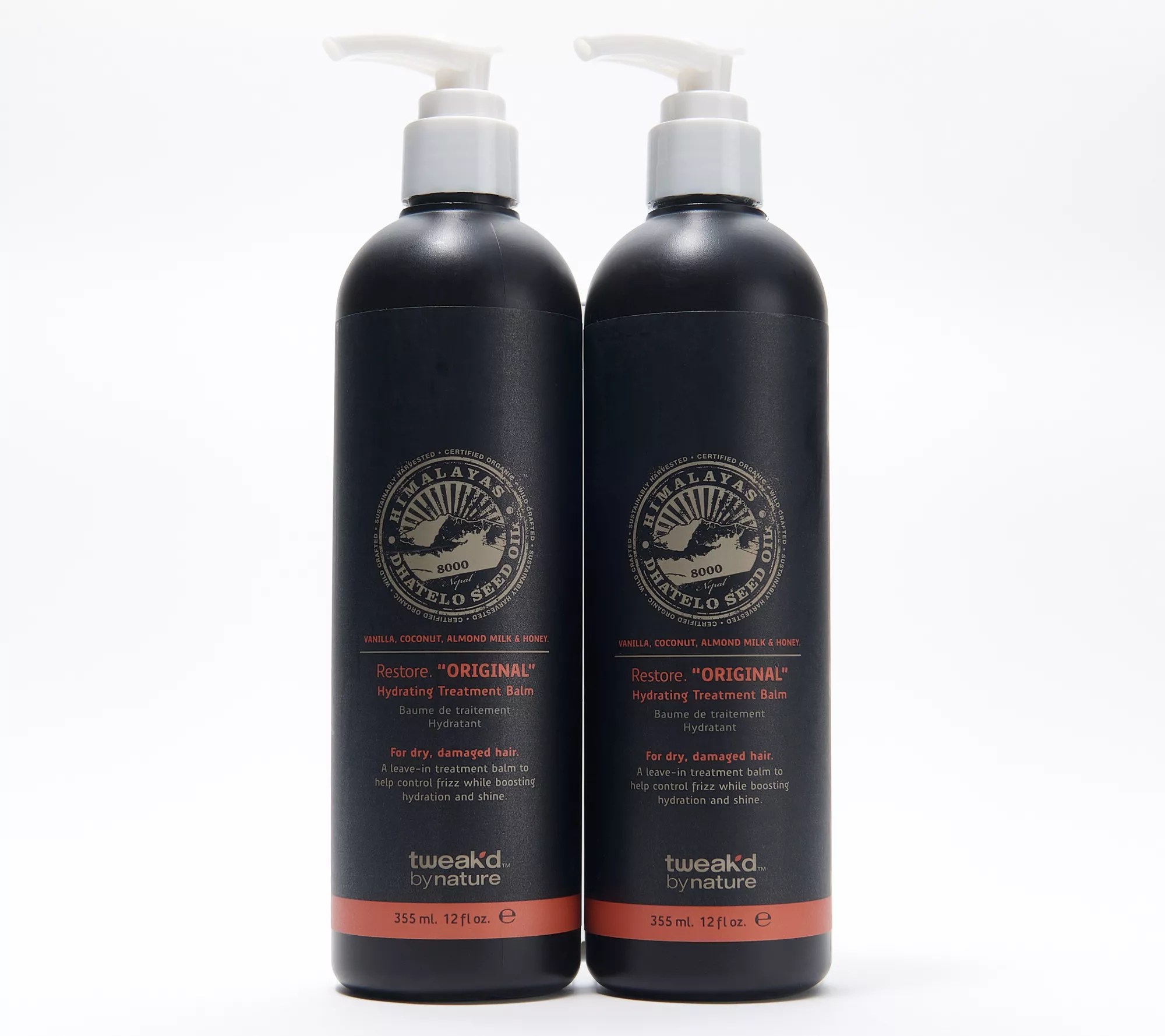 Tweak'd by Nature SuperSize Hydrating 12oz Balm Duo