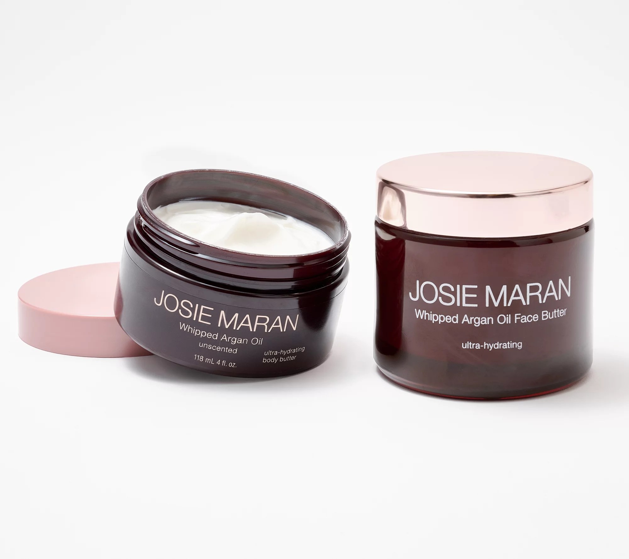 Josie Maran Argan Whipped Supersize Face & Body Butter 2pc Set