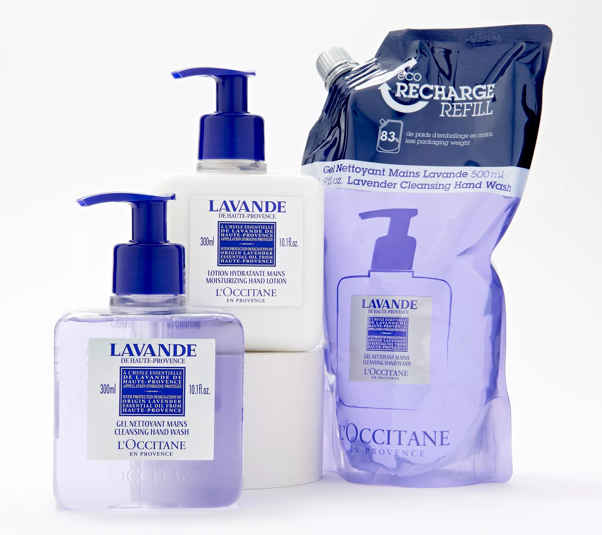 L'Occitane Lavender Hand Wash & Hand Lotion w/ Eco Refill
