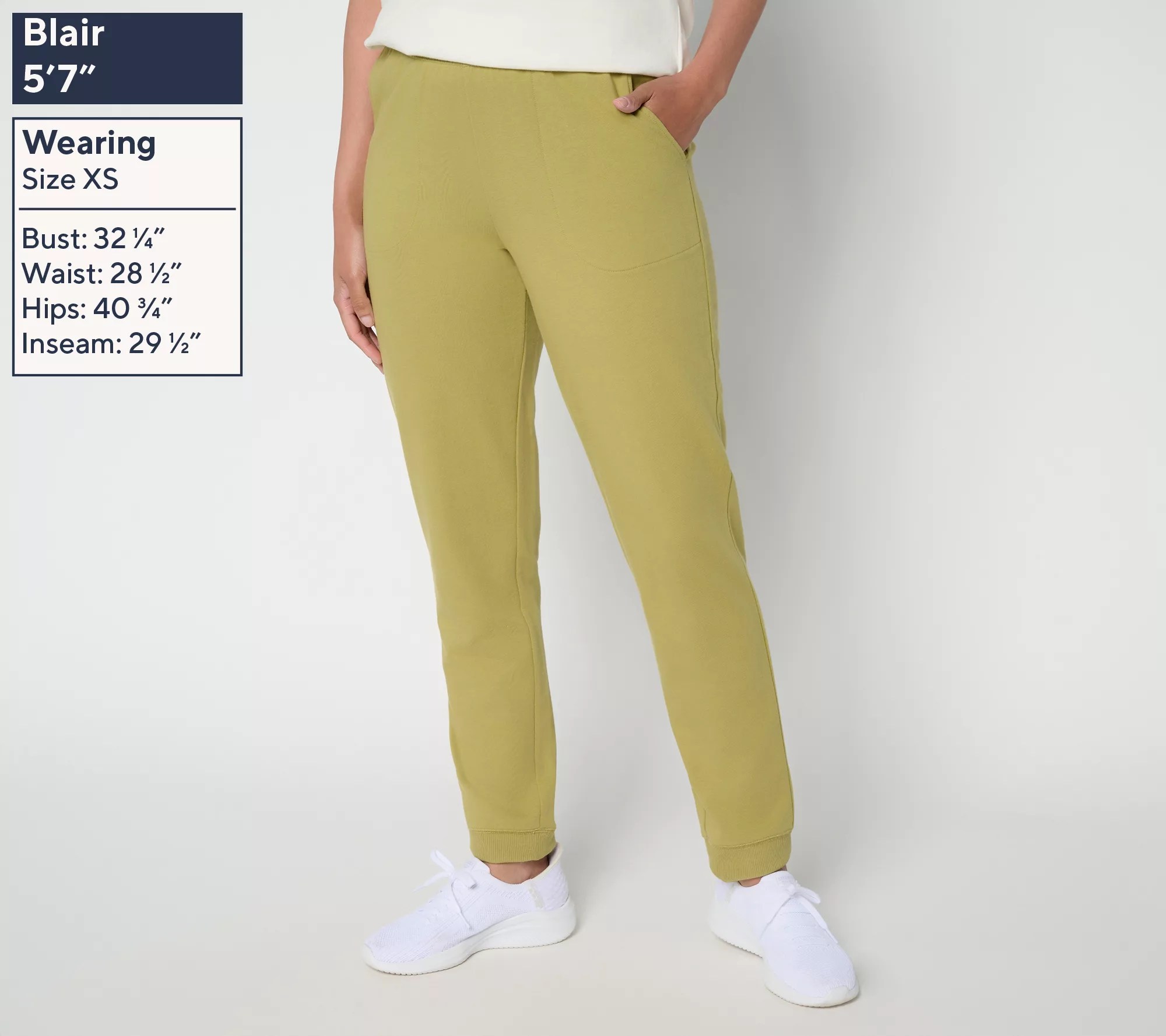 Denim & Co. Active Petite PullOn Knit Jogger Pants