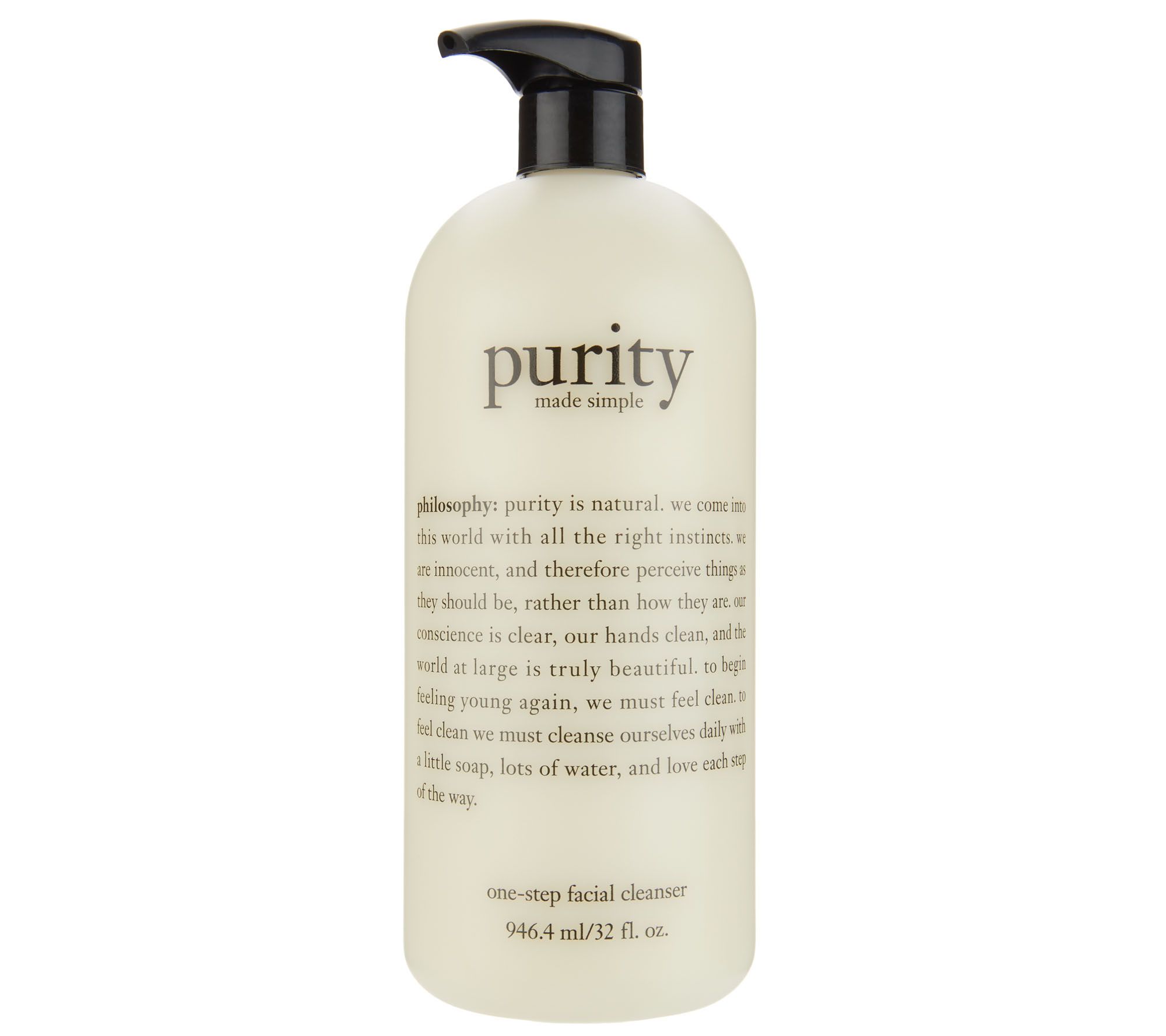philosophy supersize purity 32 oz & micellar water cleansing duo