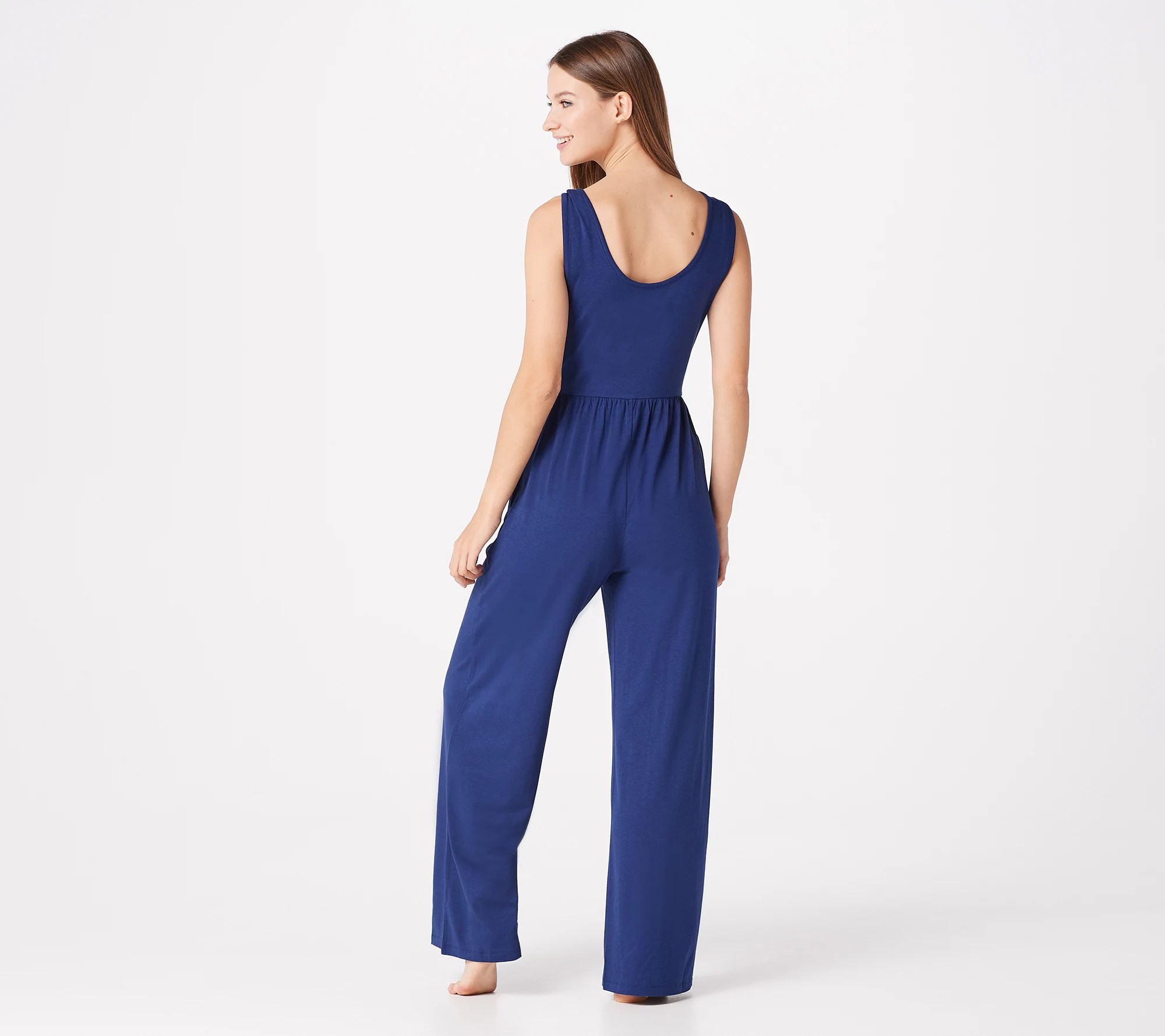 AnyBody Cozy Knit Tank Jumpsuit