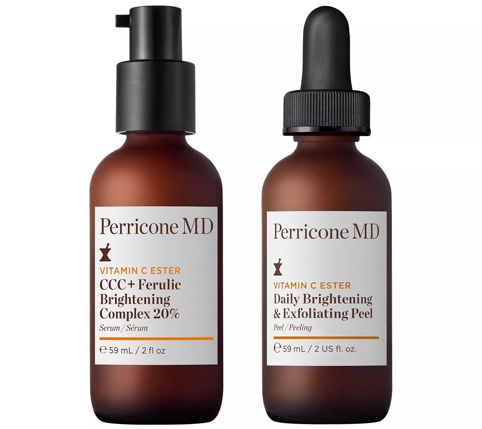 Perricone MD Vitamin C Ester Brightening Peel & Serum Set