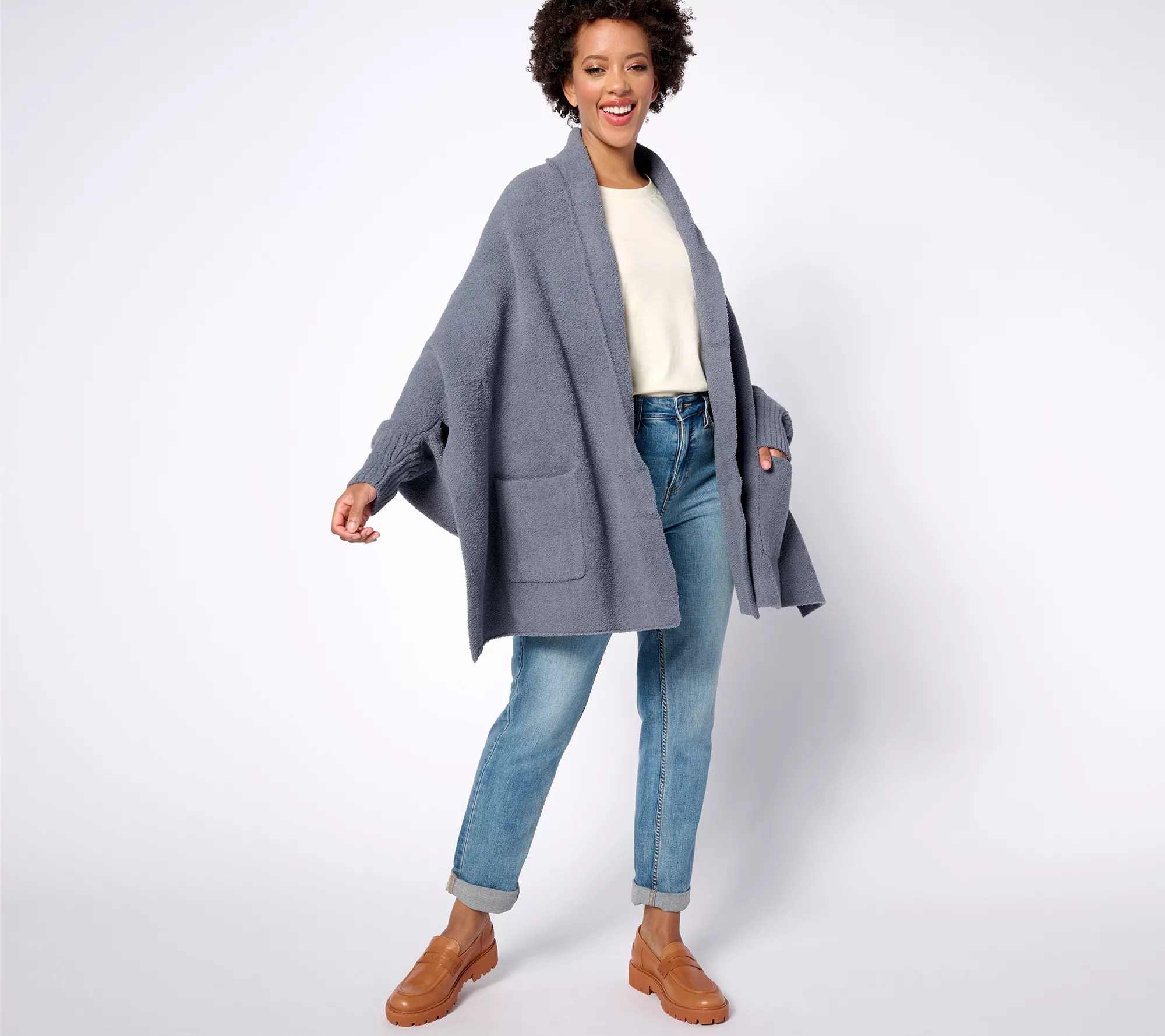 "As Is" Barefoot Dreams CozyChic Blanket Wrap