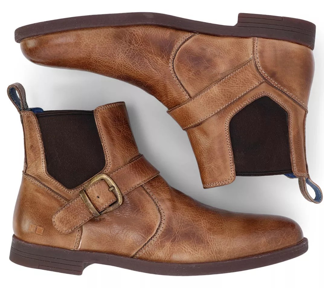 BED STU Men's Leather Chelsea Boots Michelangelo