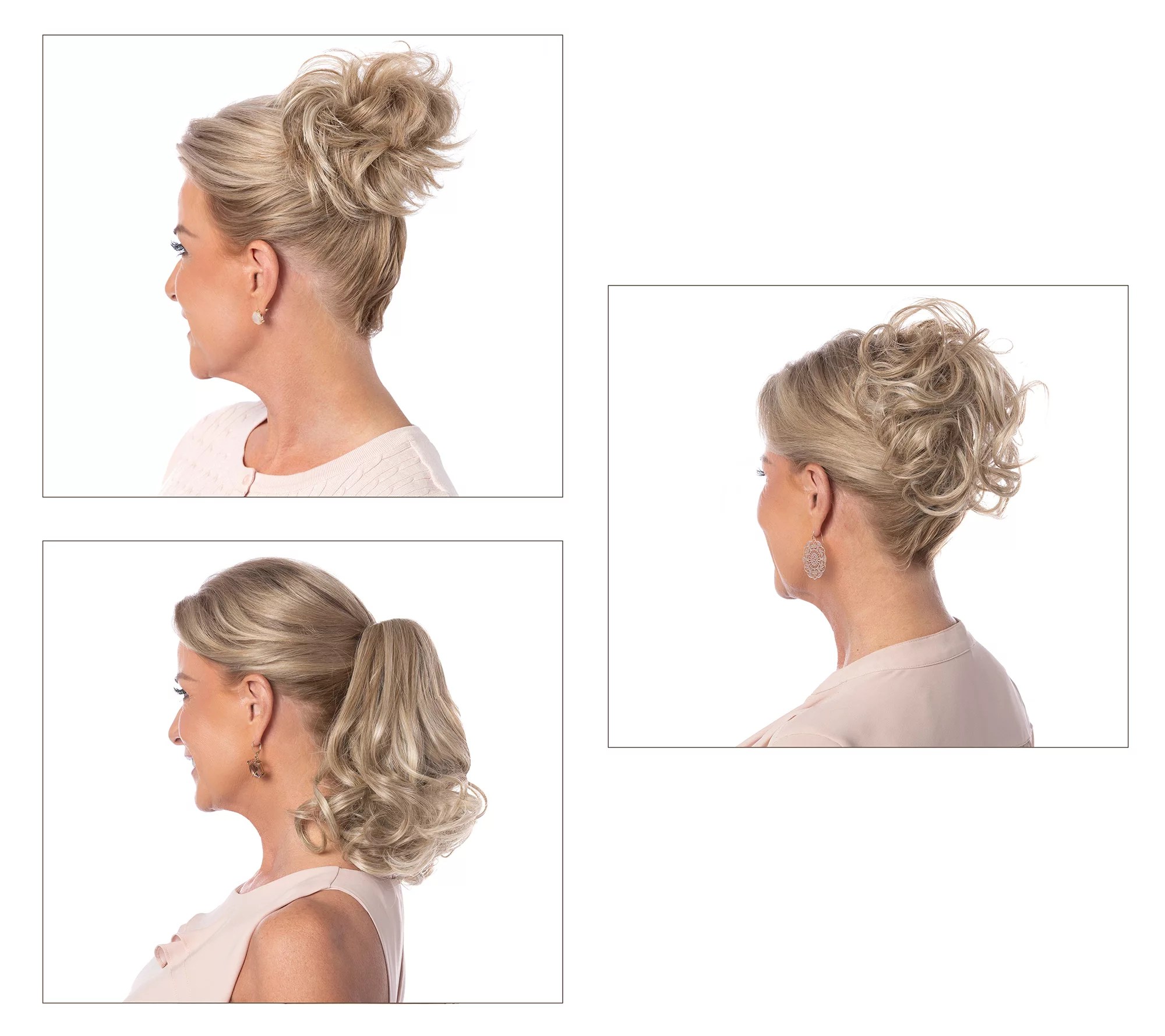 Toni Brattin MustHave Set of Three Hair Pieces