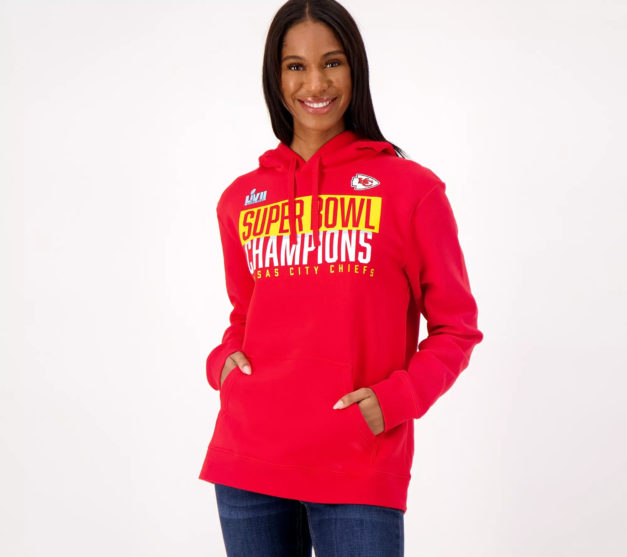 "As Is" NFL Super Bowl LVII Champions Chiefs Hooded Sweatshirt