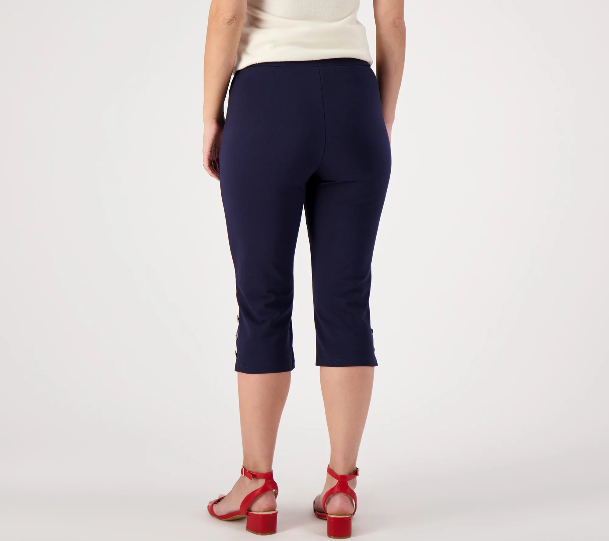 Susan Graver Weekend Premium Stretch SlimLeg Pedal Pusher