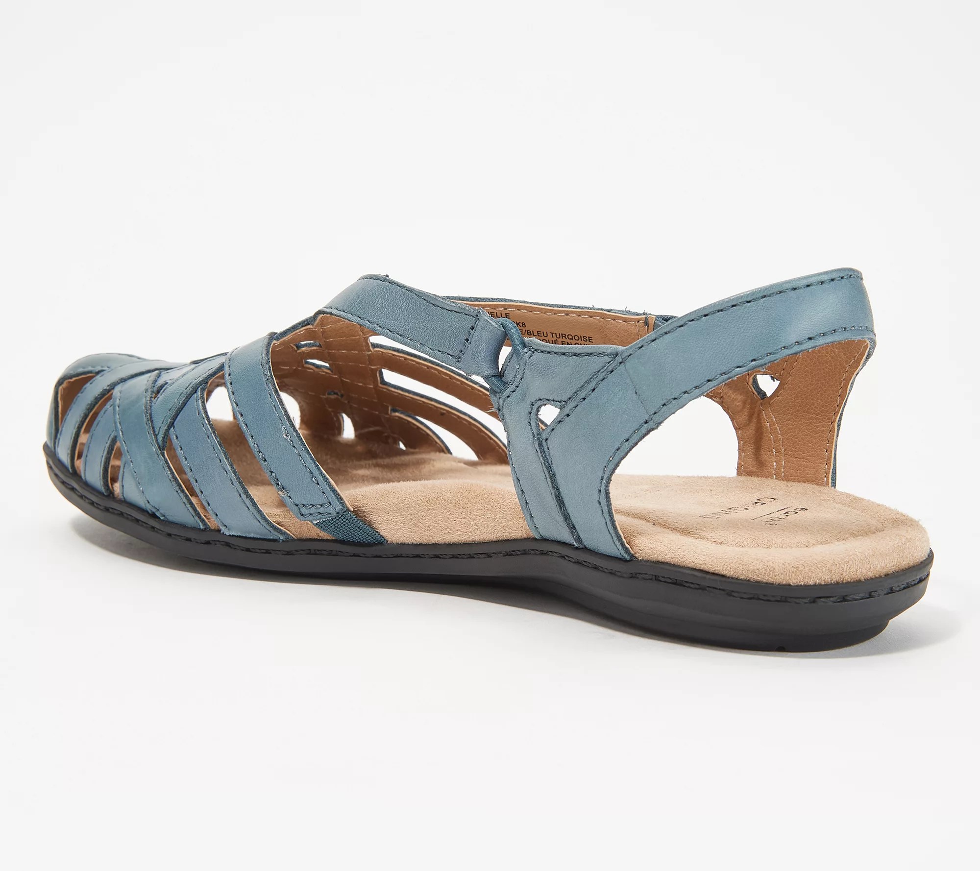 Earth Origins Leather CrossStrap Sandals Belle Brielle