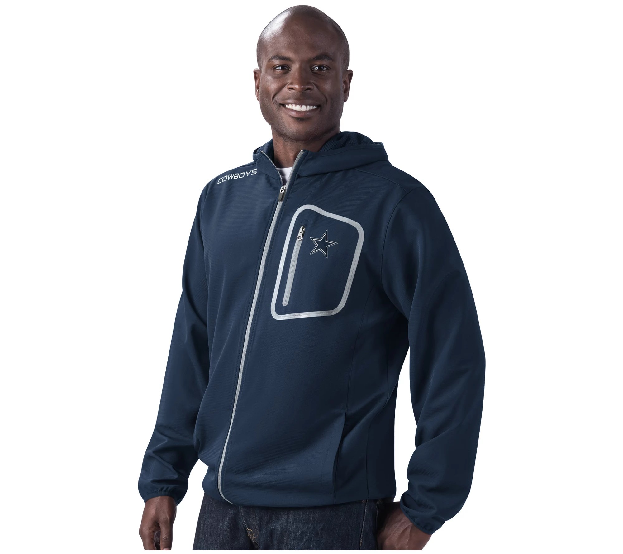 NFL Dallas Men's Lightweight ZipUp Hoodie