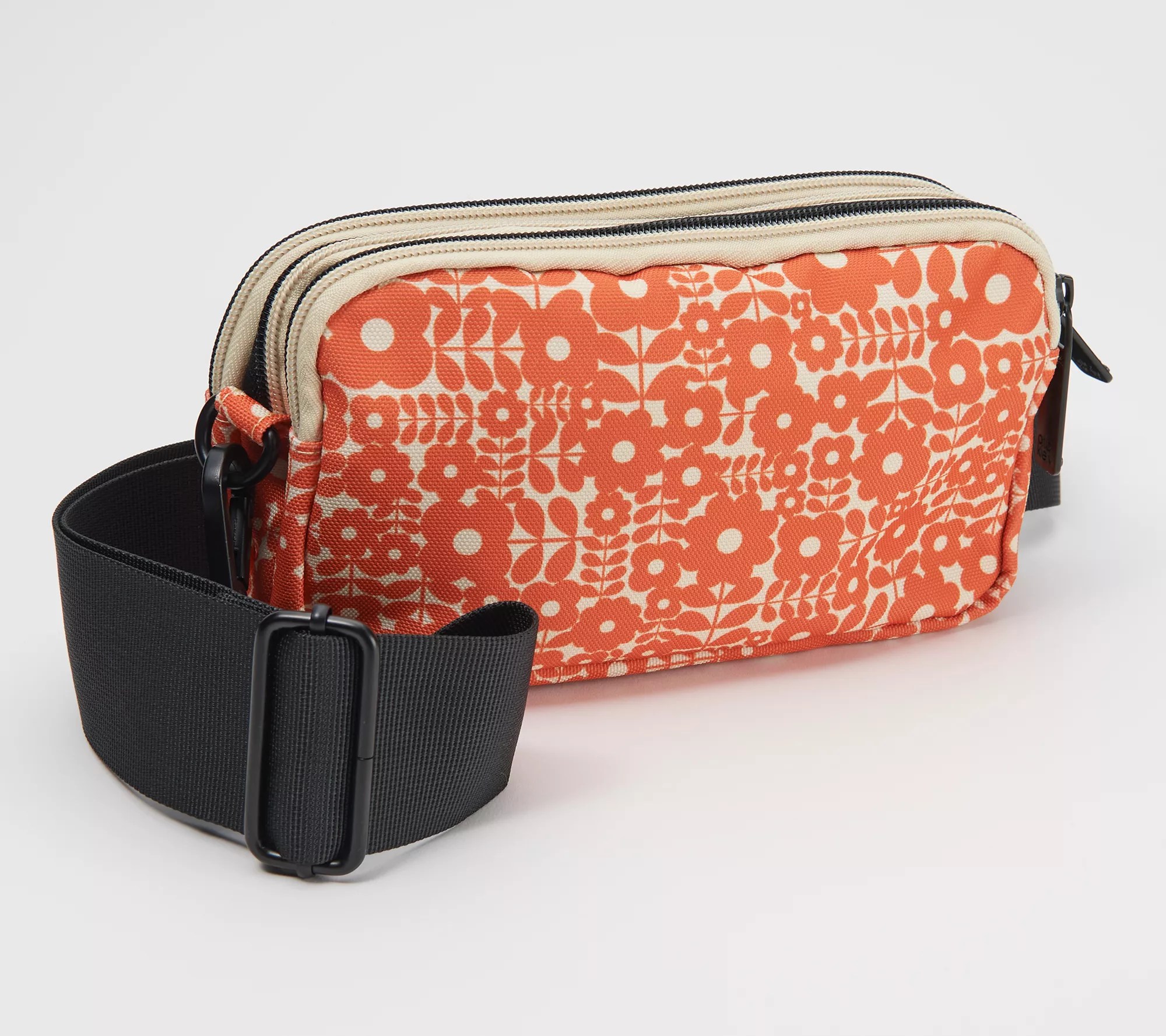 Orla Kiely RPET Crossbody Bag Triple Zip