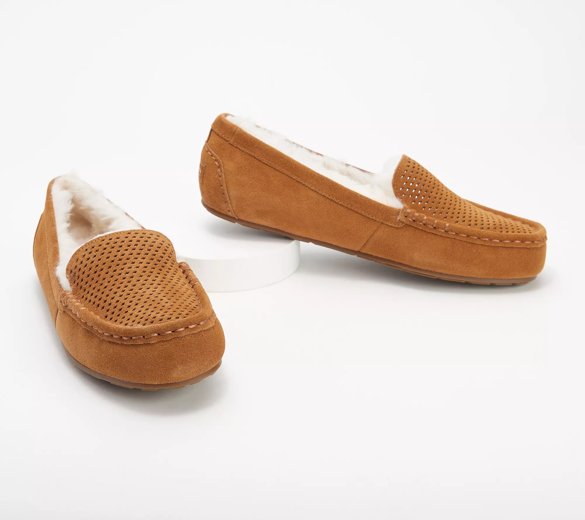 "As Is" Koolaburra by UGG Moccasin Slippers Lezly Perf