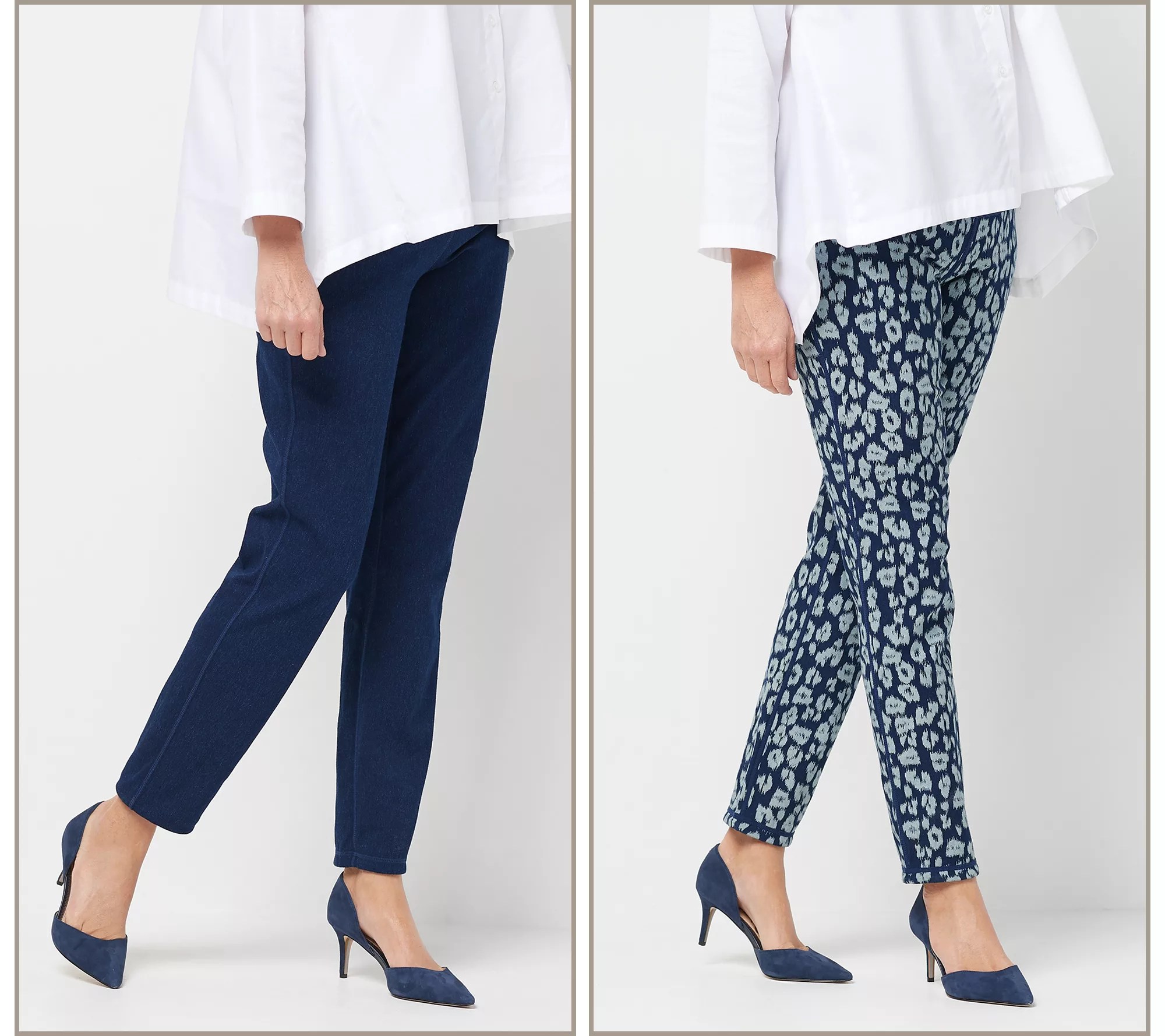 Women with Control Regular Prime Stretch Reversible Ankle Jeans