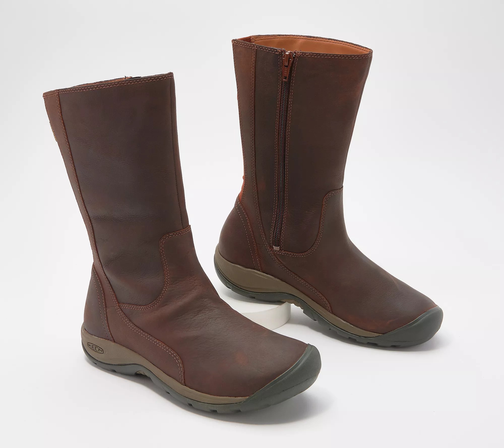 KEEN Leather MidShaft ZipUp Boots Presidio II