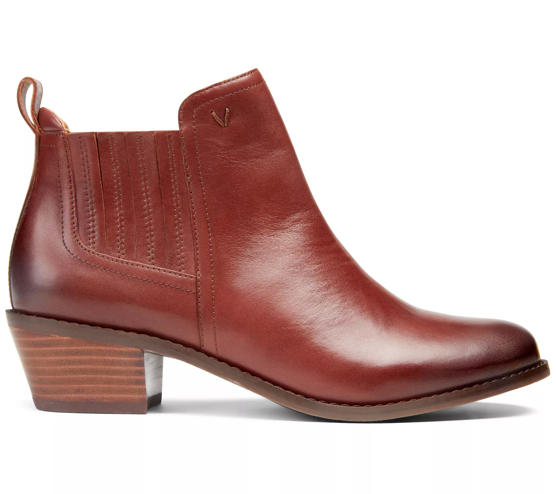 Vionic Leather Ankle Boots Bethany