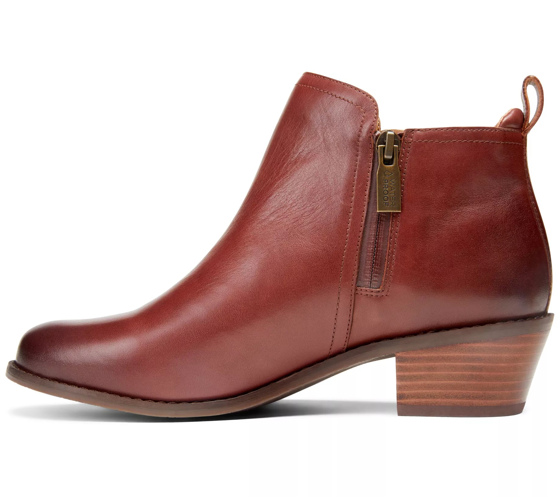 Vionic Leather Ankle Boots Bethany